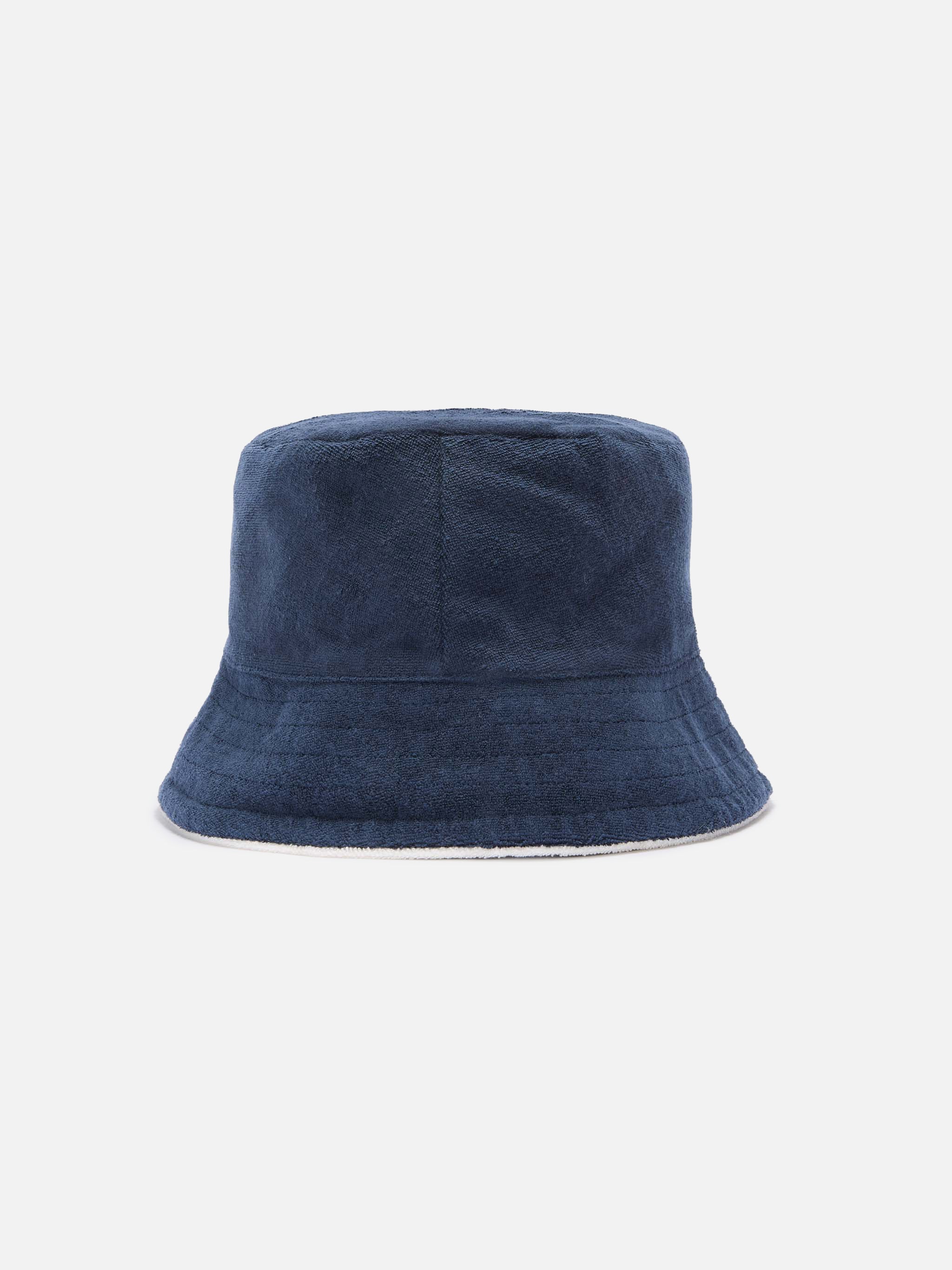 Terry bucket hat with front embroidery - Image 3