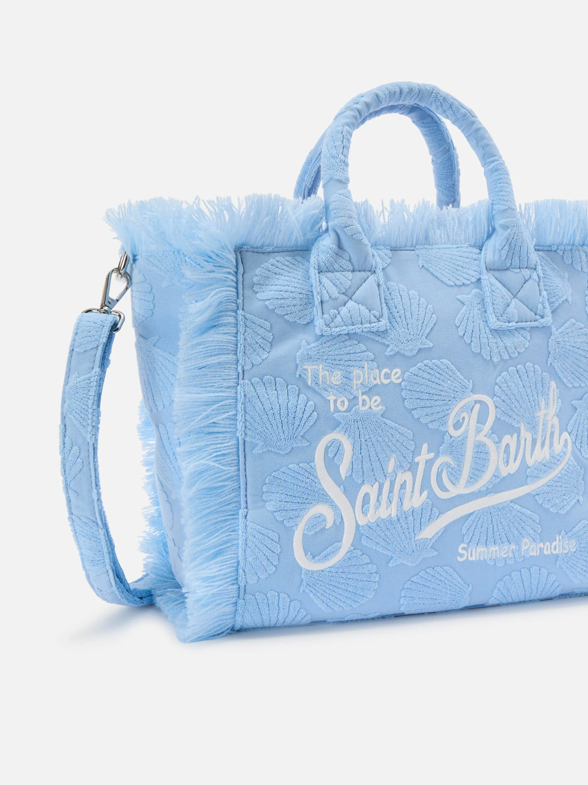 Terry effect Colette bag with raised shell detail - Image 3