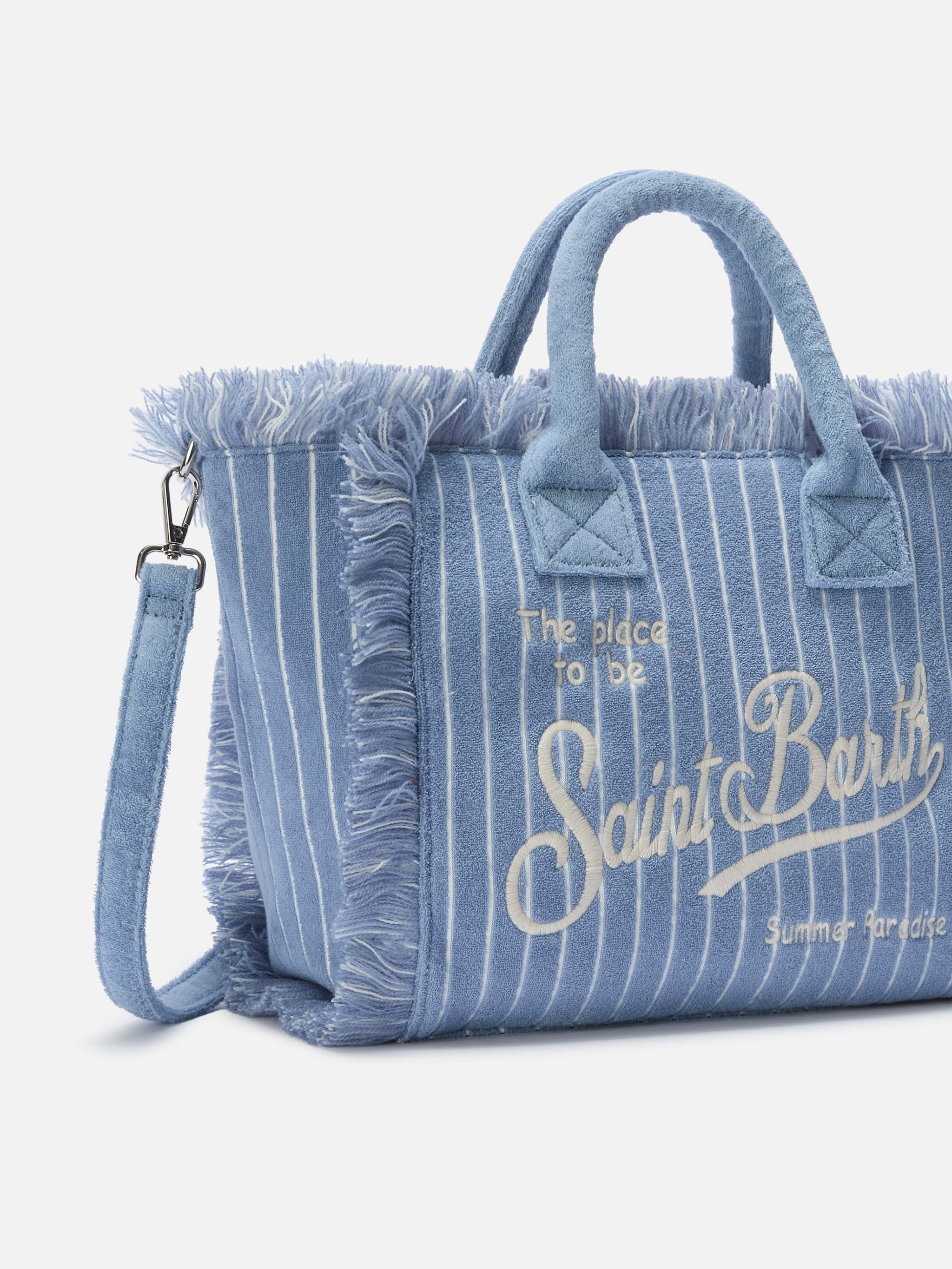 Terry effect striped Colette bag - Image 2
