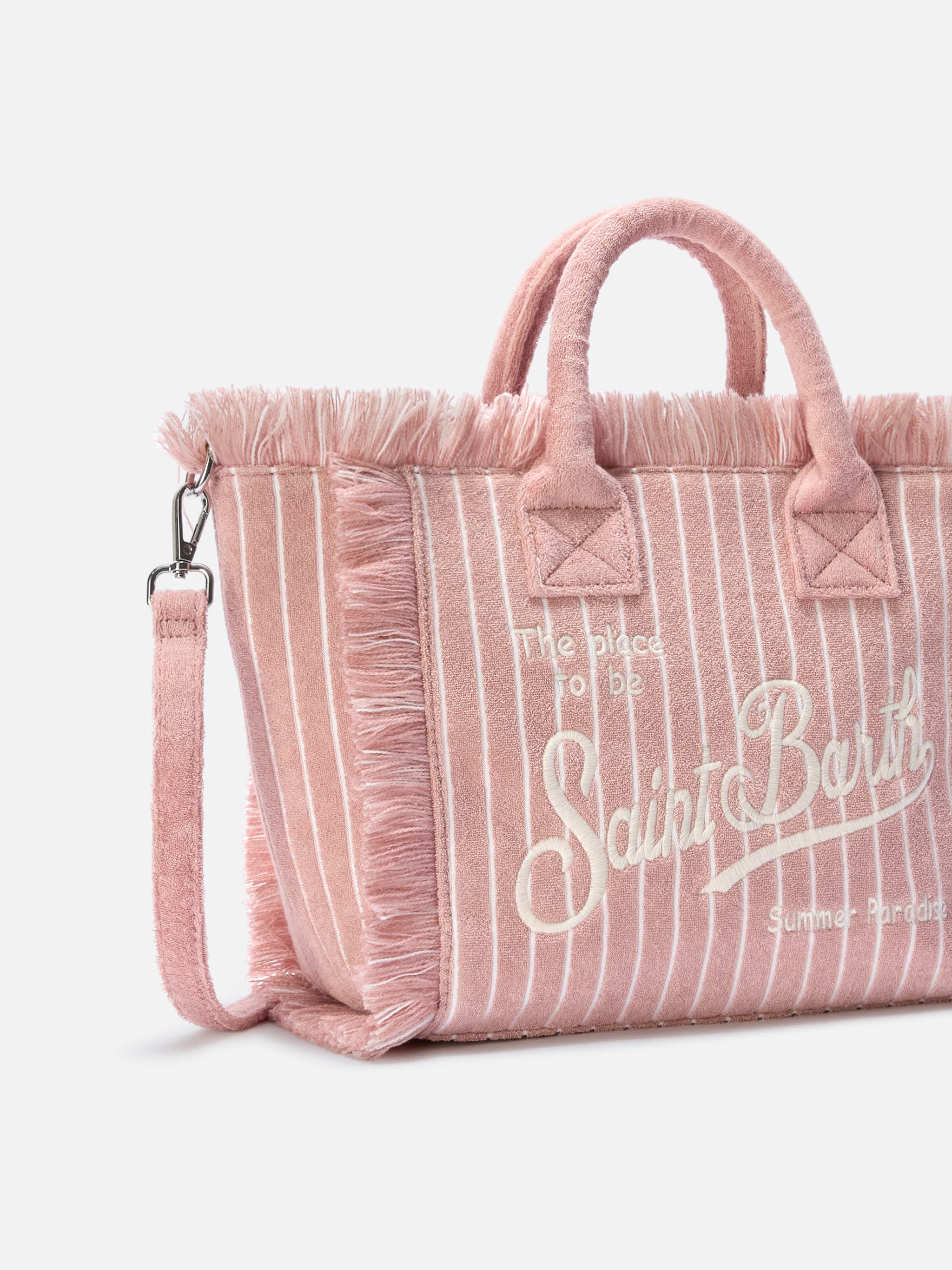 Terry effect striped Colette bag - Image 3