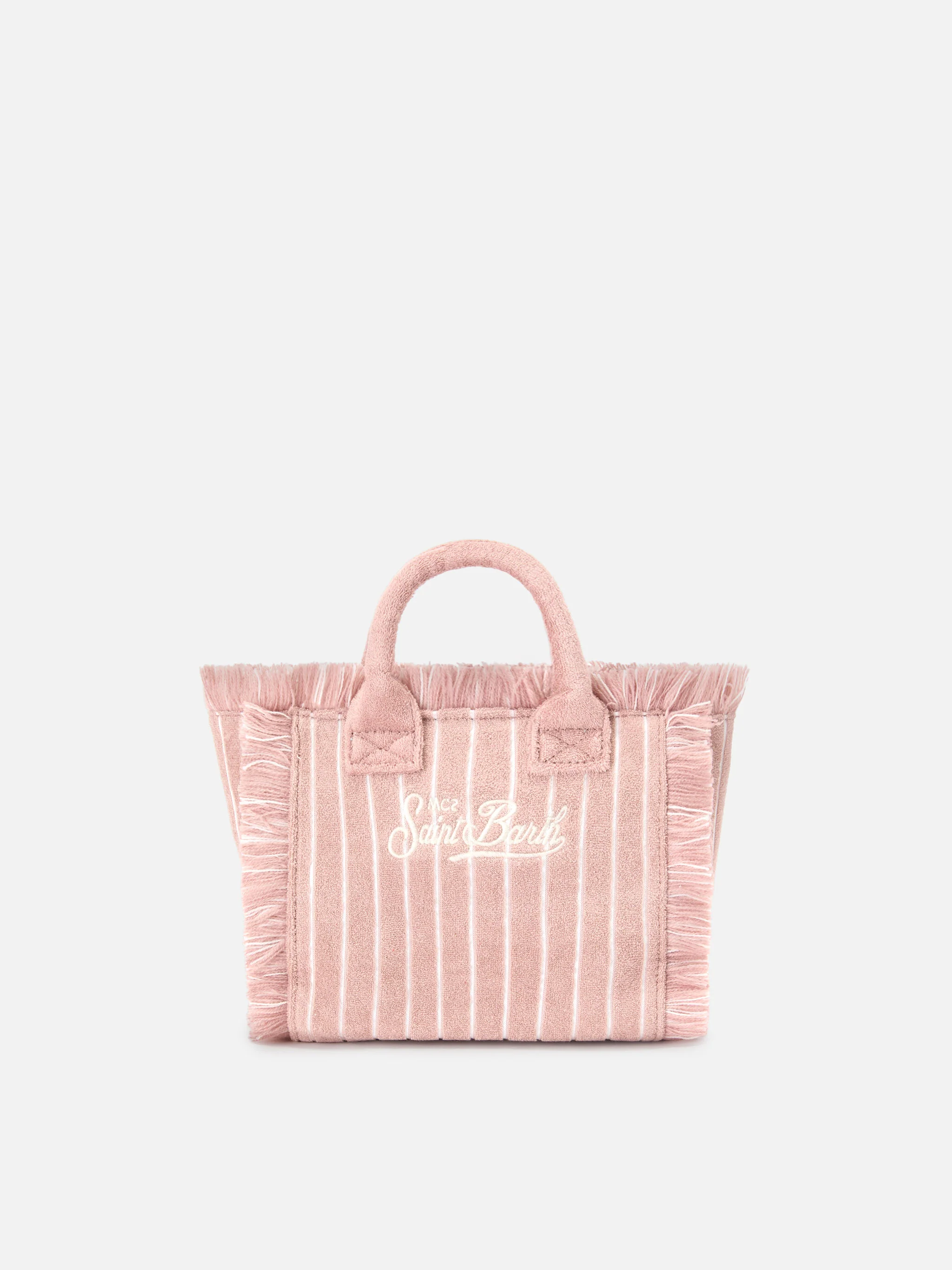 Terry effect striped Vanity mini bag - Image 4