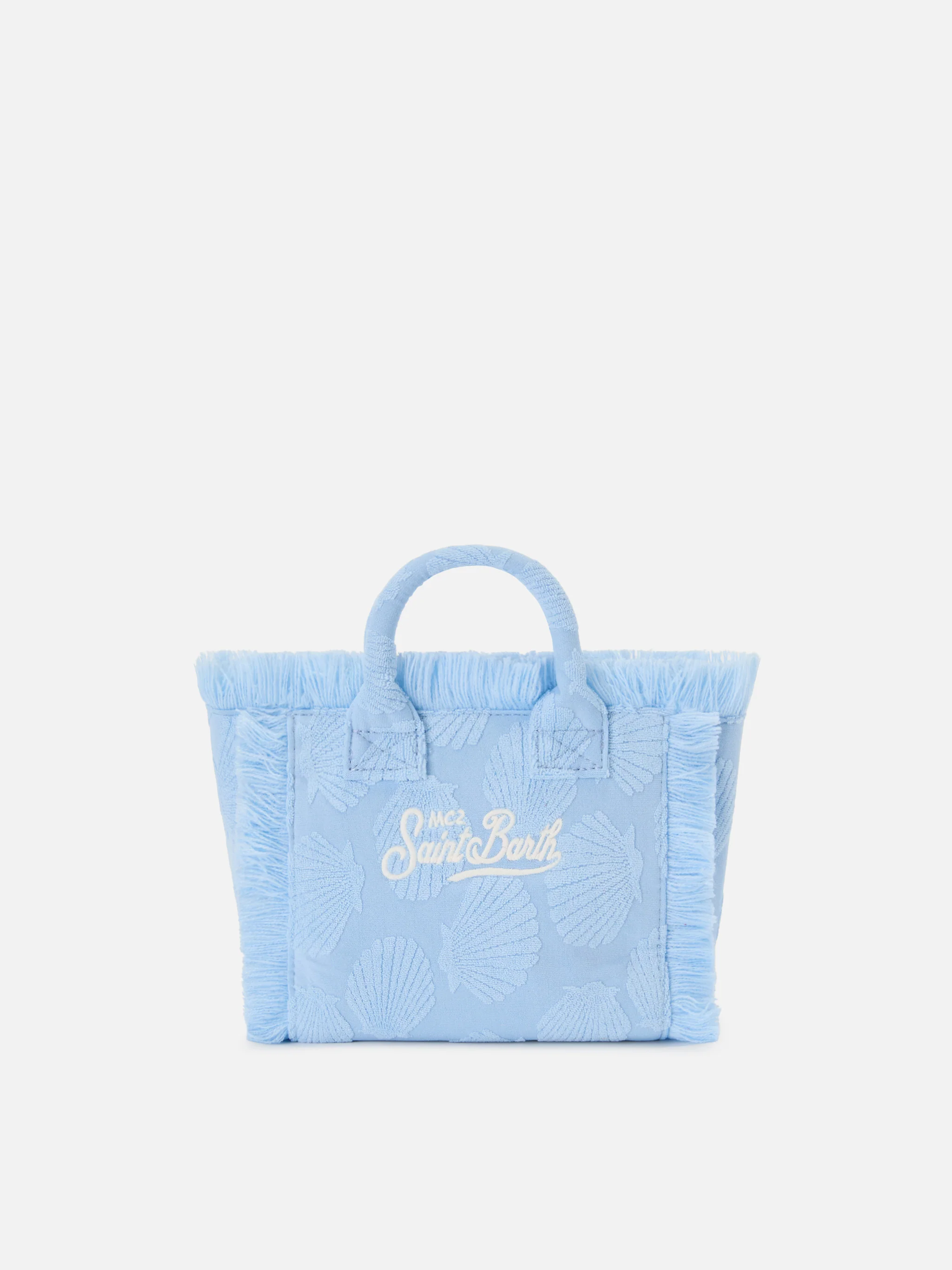 Terry effect Vanity mini bag with raised shell detail - Image 4