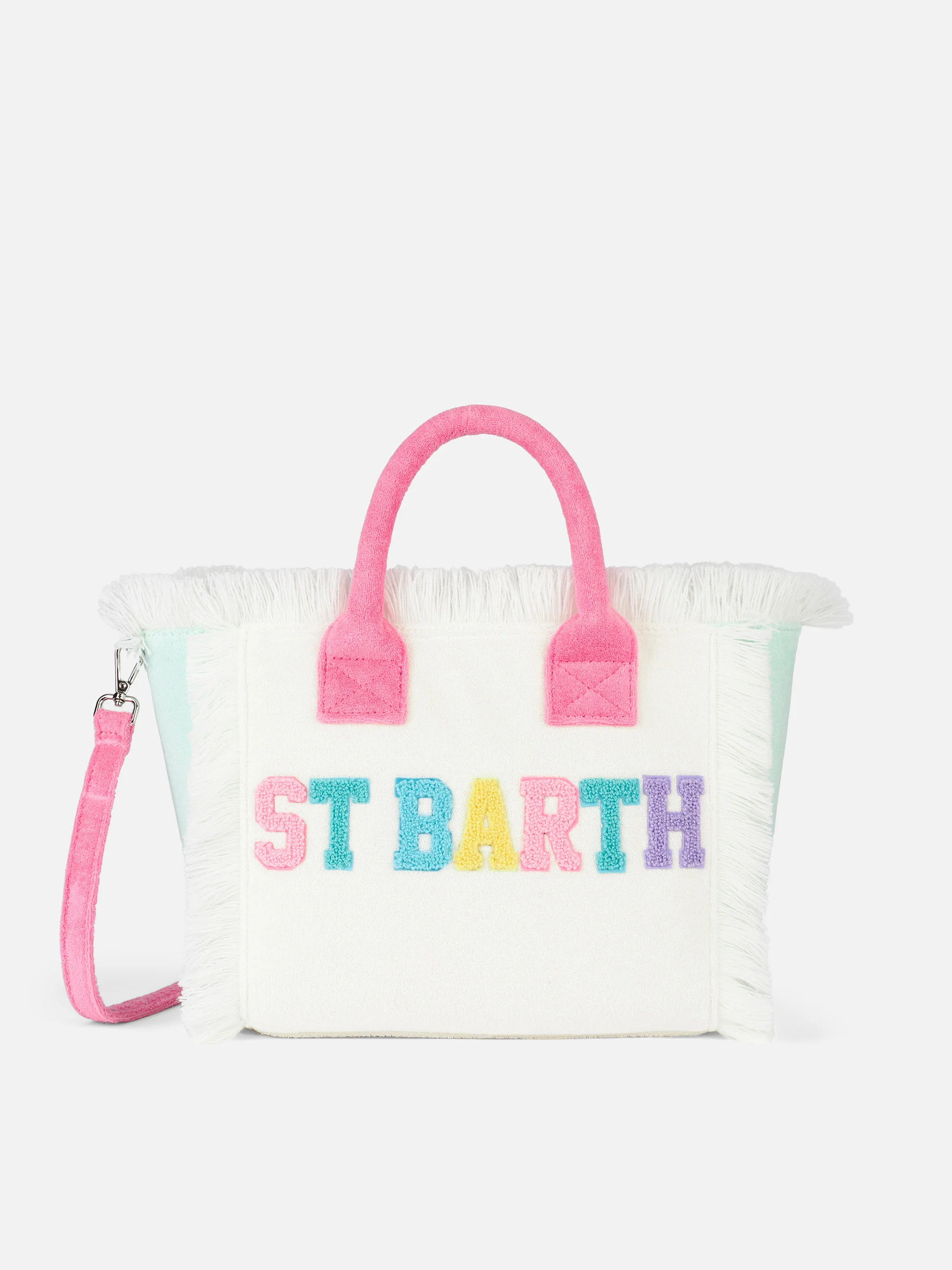Colette Sponge multicolor patch terry handbag