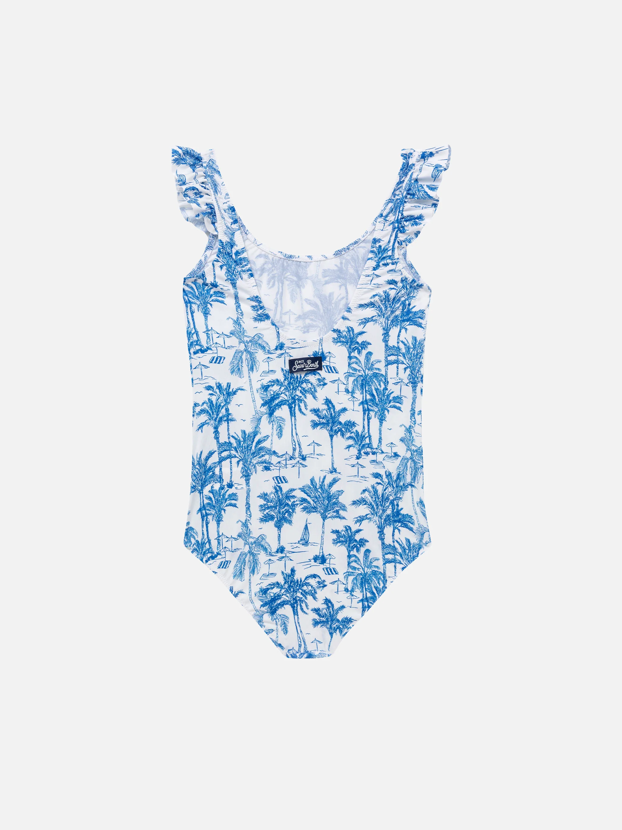 Tilda one-piece swimsuit with ruffled straps - Image 2