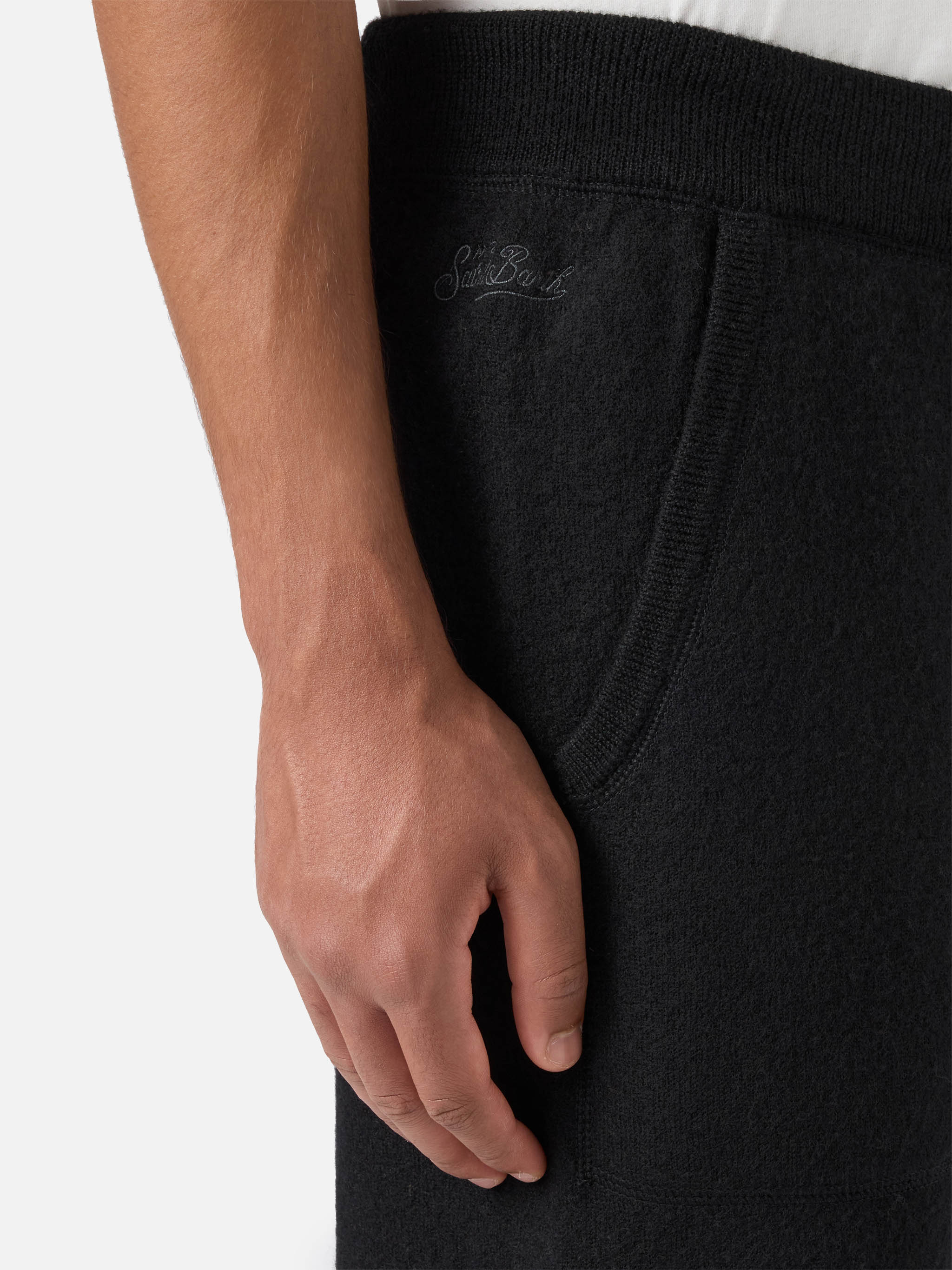 Track knitted sweatpants John with pockets - Image 3