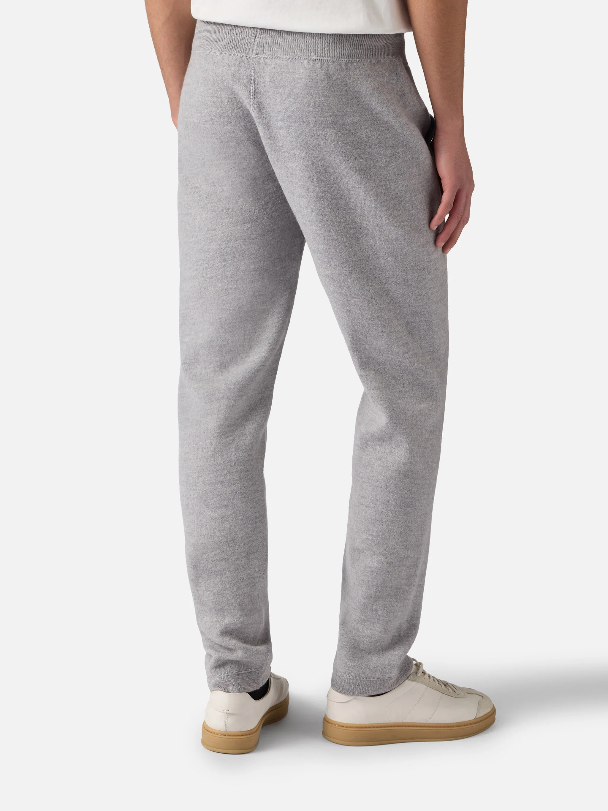 Track knitted sweatpants with pockets - Image 3