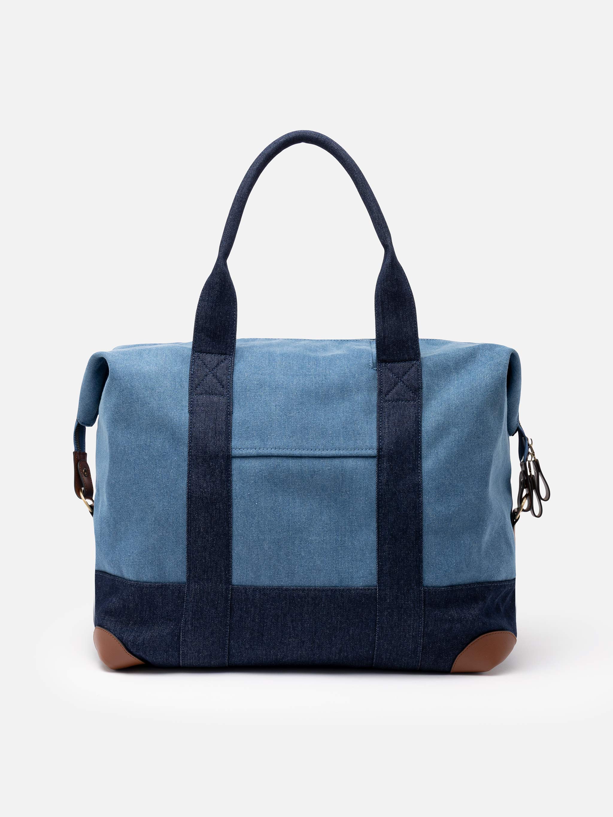 Travel duffel denim bag - Image 3