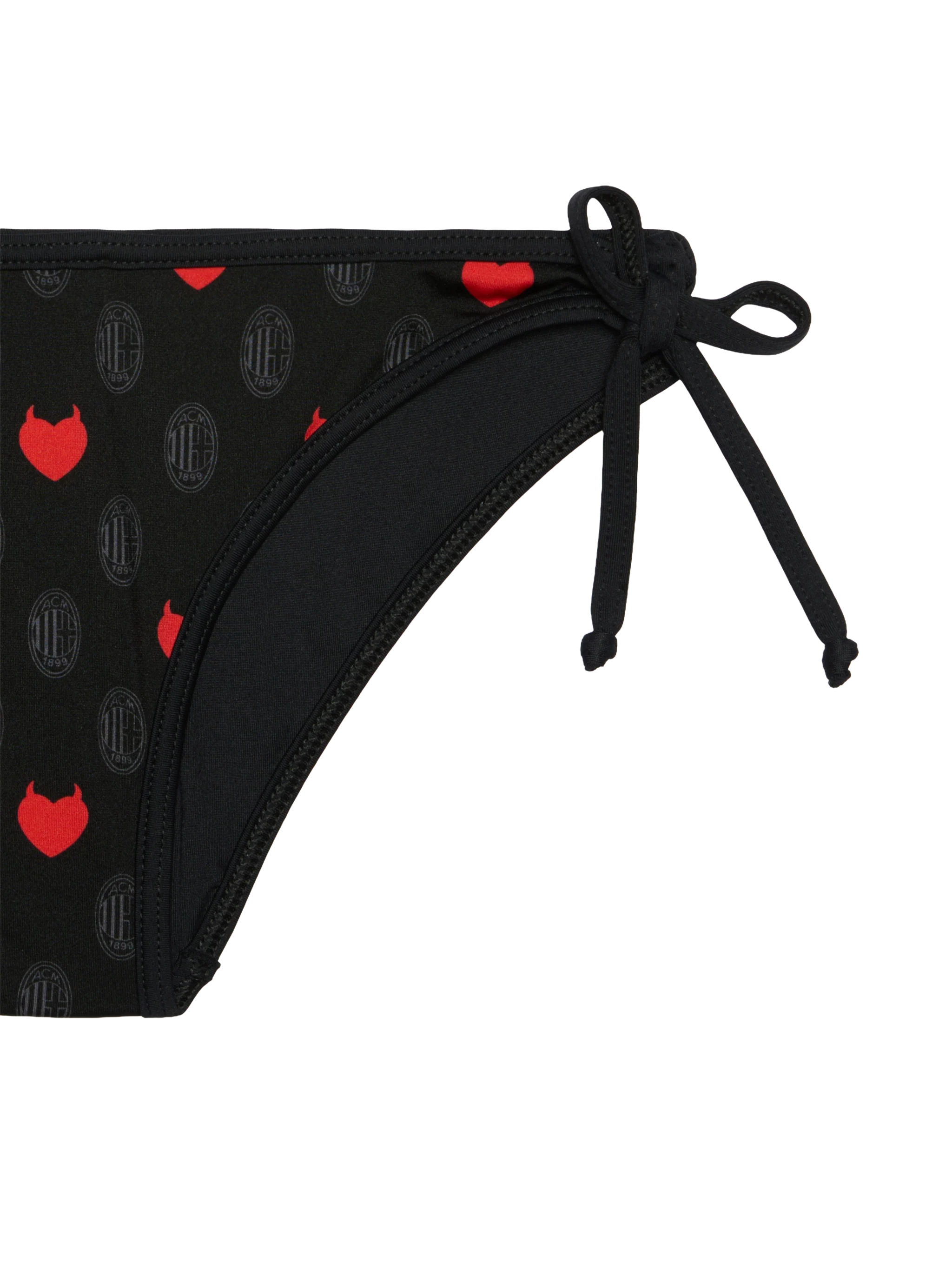 Triangle bikini Holly String with Milan print | AC MILAN SPECIAL EDITION - Image 3