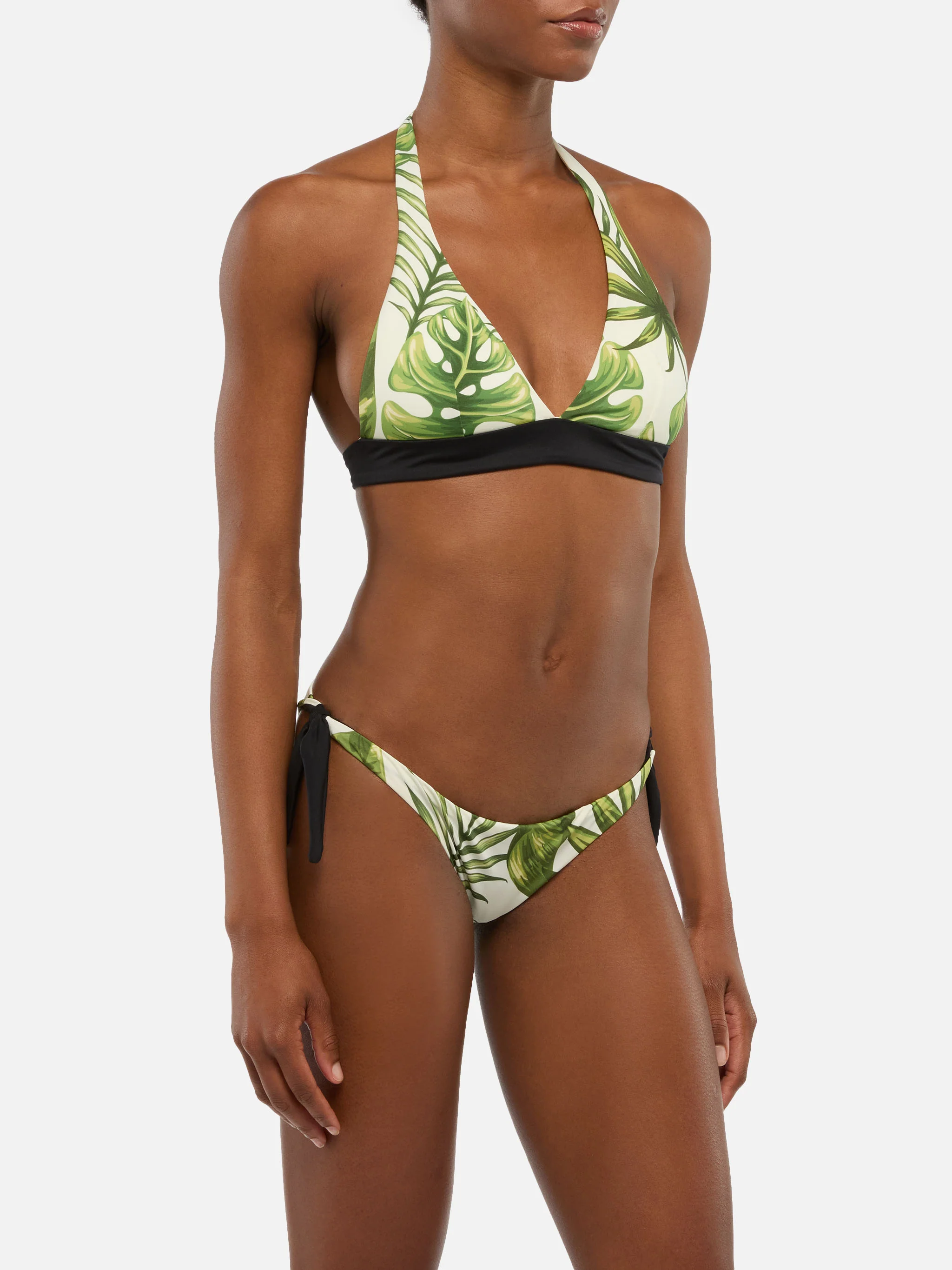 Triangle bikini Joanne Ines with tropical print - Image 2