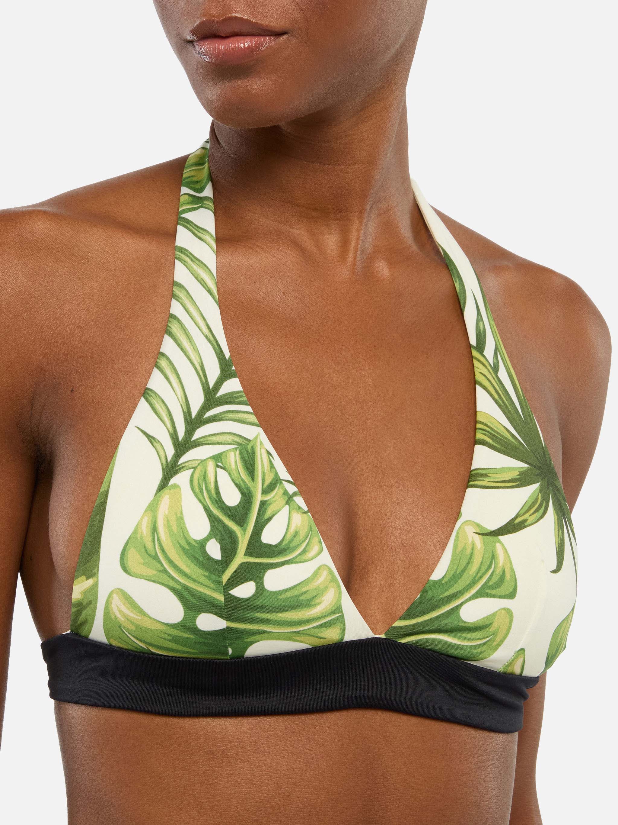 Triangle bikini Joanne Ines with tropical print - Image 3