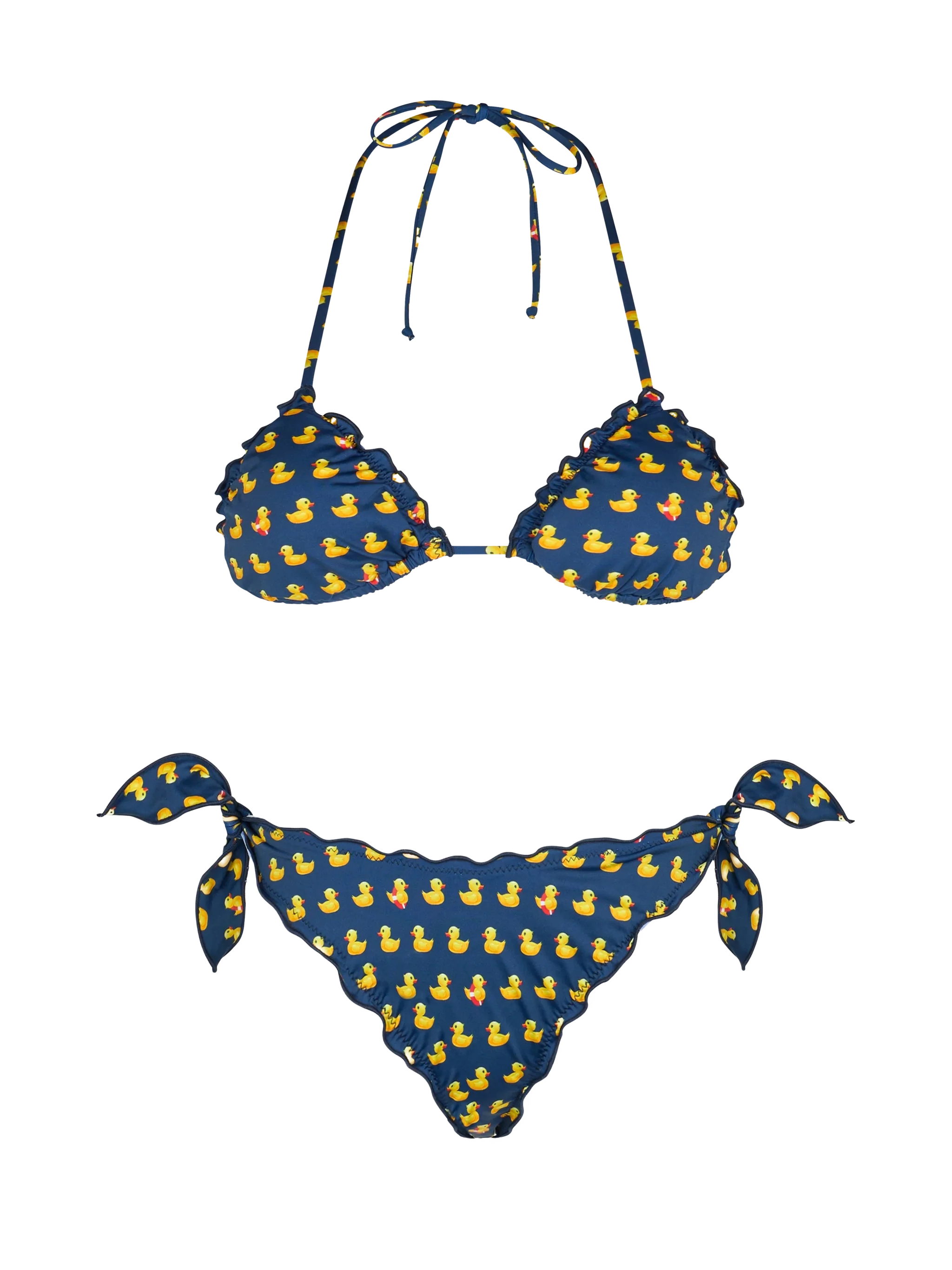 Triangle bikini Sagittarius Moon with ducky print