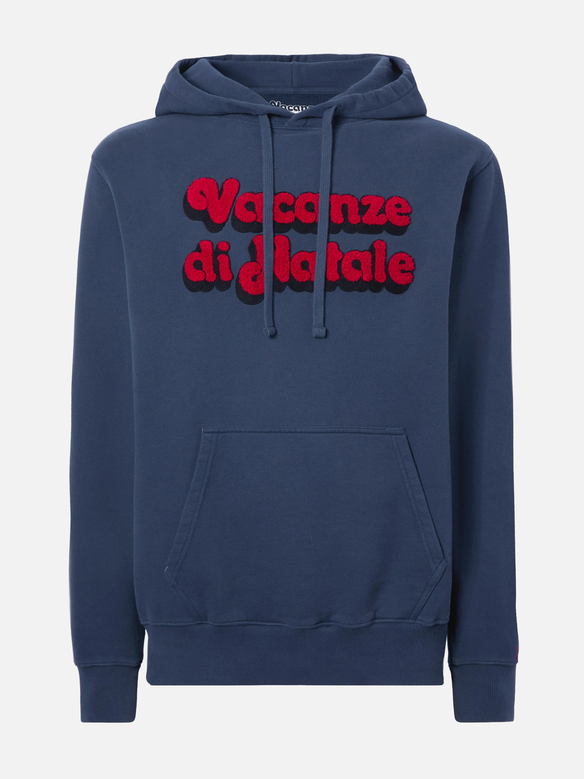 Tribeca cotton hoodie in blue with Vacanze di Natale embroidery | VACANZE DI NATALE SPECIAL EDITION - Image 5