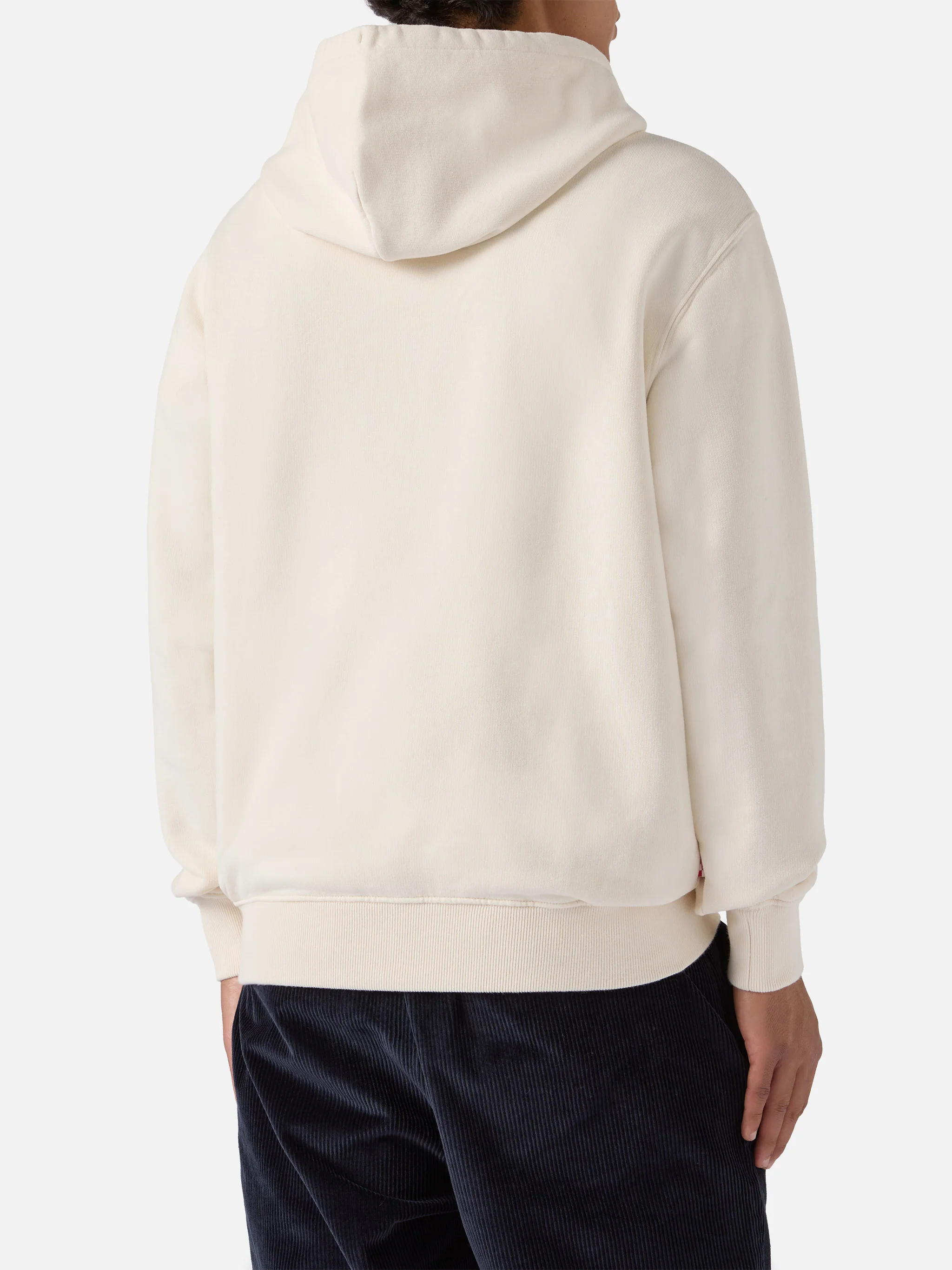 Tribeca cotton hoodie in white with Vacanze di Natale embroidery | VACANZE DI NATALE SPECIAL EDITION - Image 3