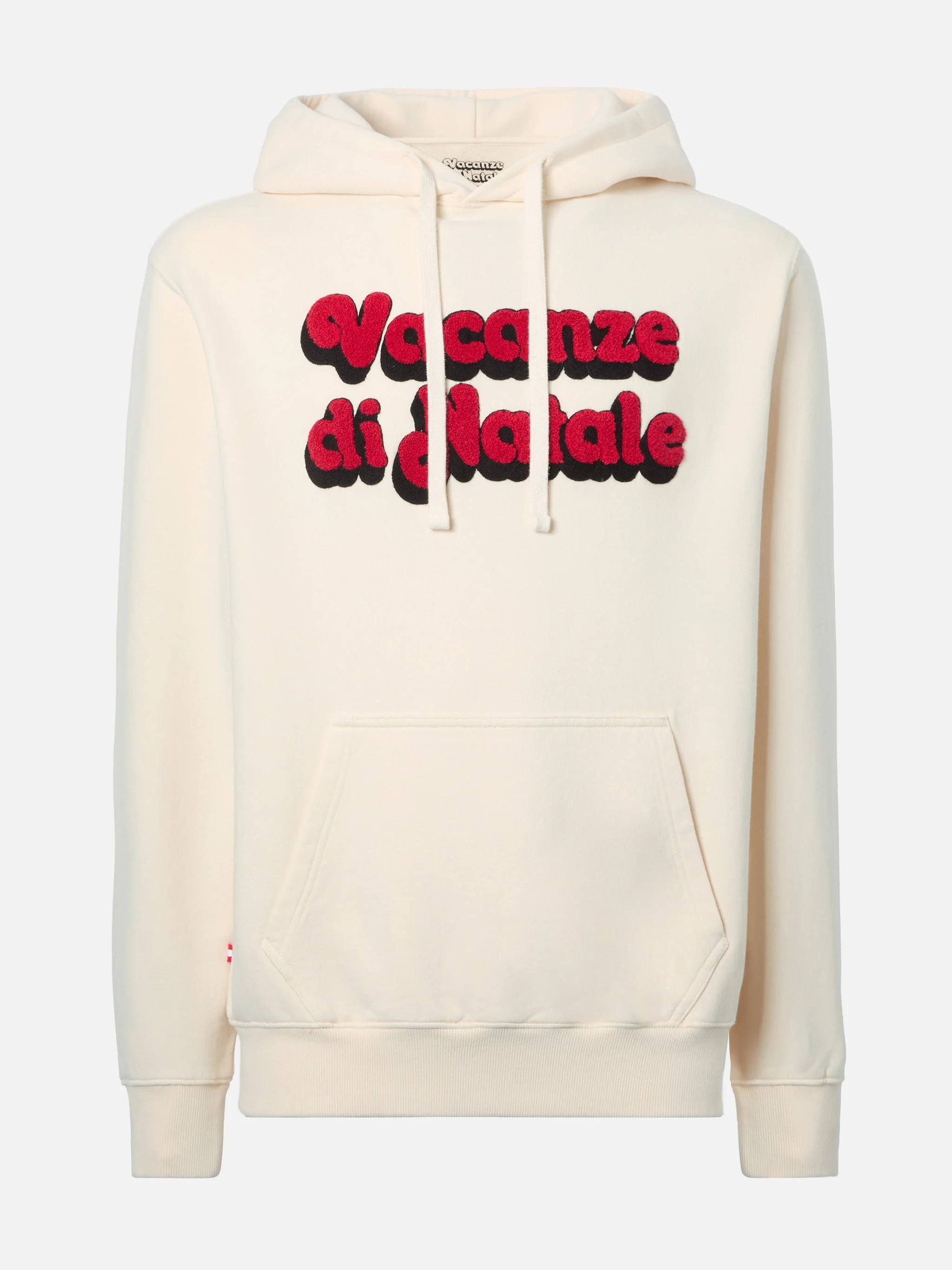 Tribeca cotton hoodie in white with Vacanze di Natale embroidery | VACANZE DI NATALE SPECIAL EDITION - Image 5