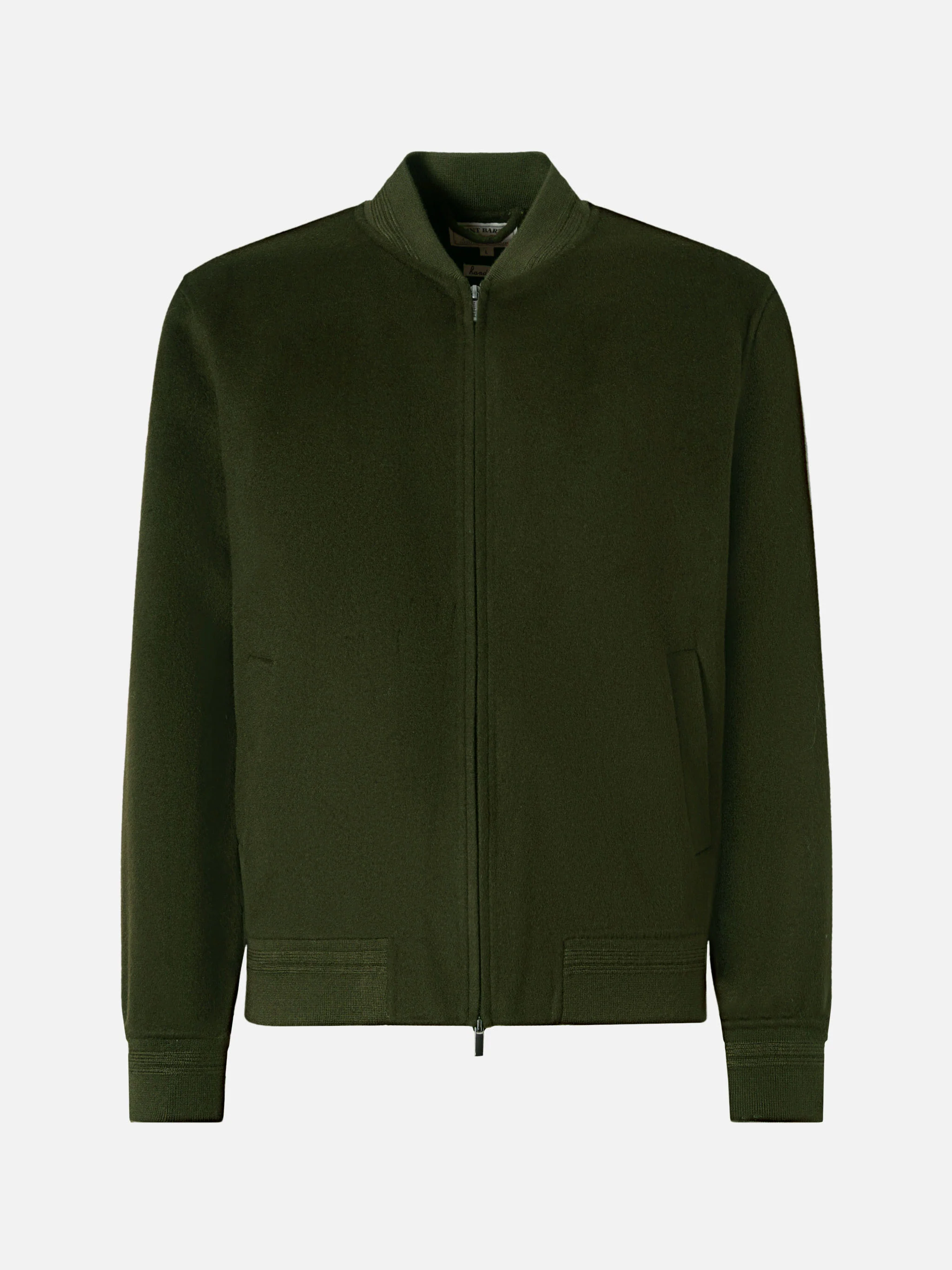 Unlined Camden wool bomber inmilitary green - Image 3