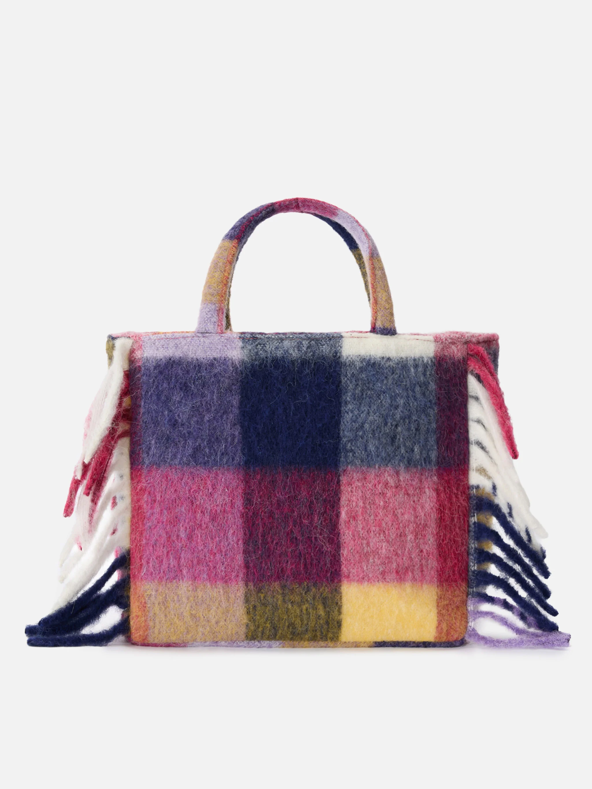 Vanity blanket shoulder bag with check print - Image 4