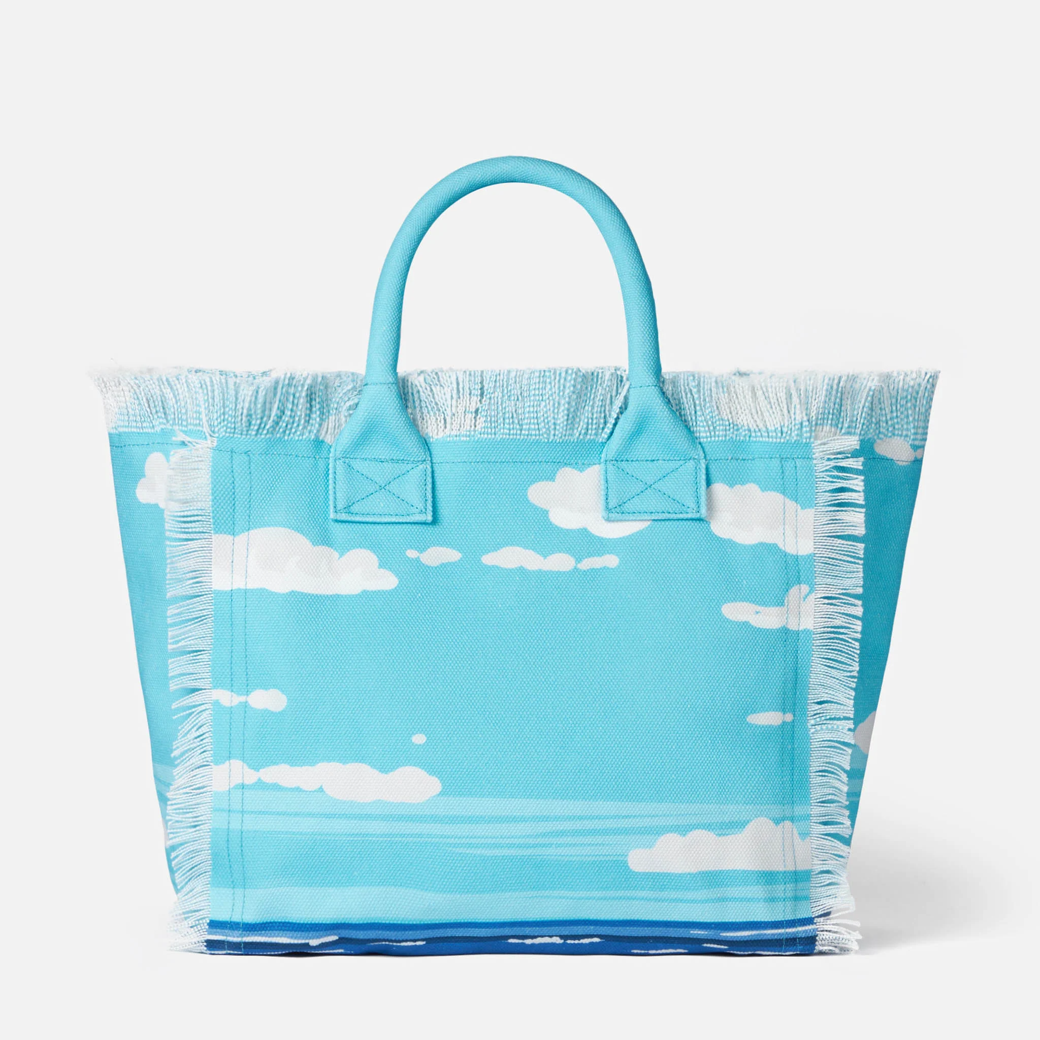 Vanity canvas shoulder bag with Porto Cervo print - Image 2