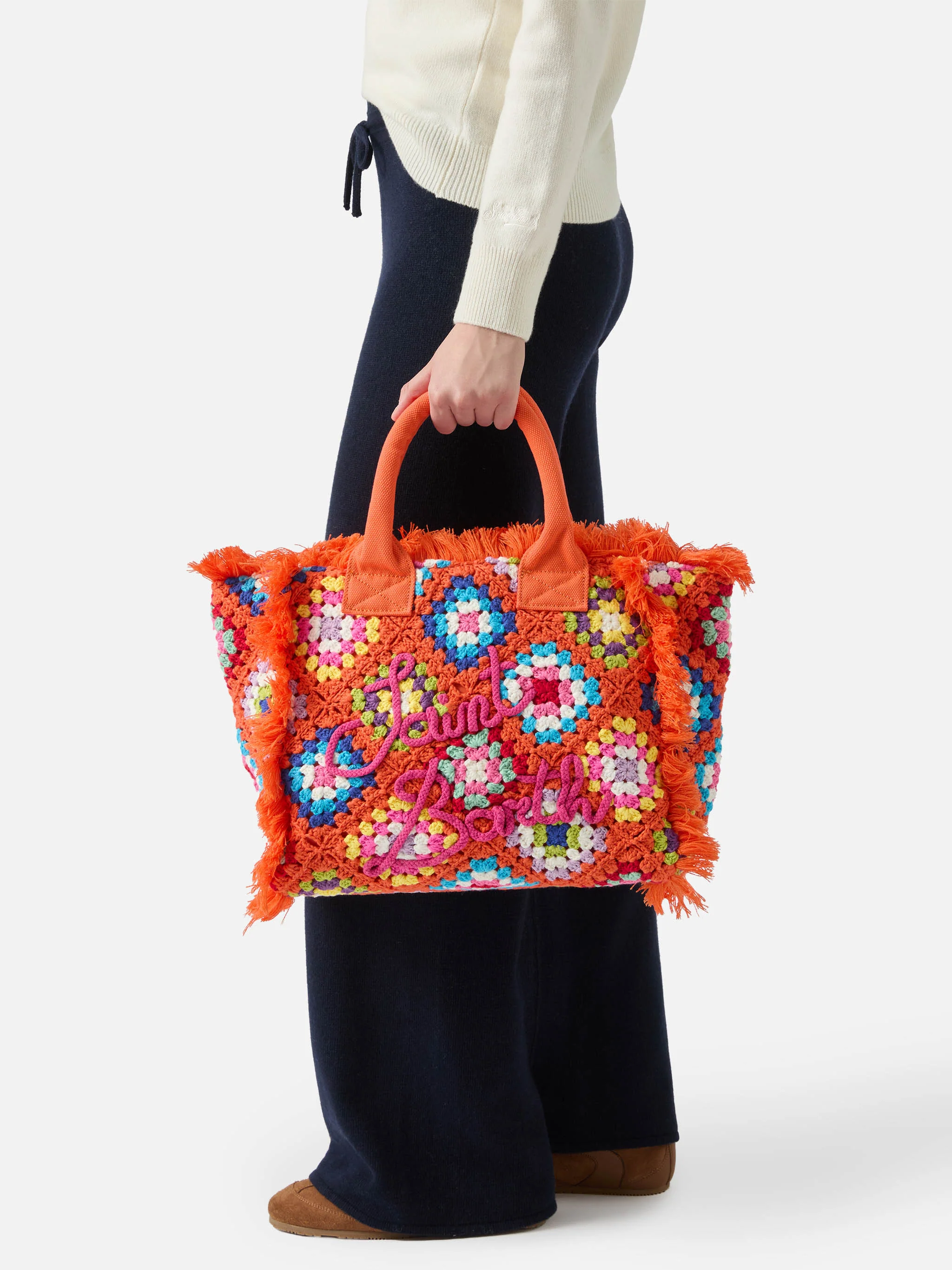 Vanity crochet shoulder bag with pattern - Image 2