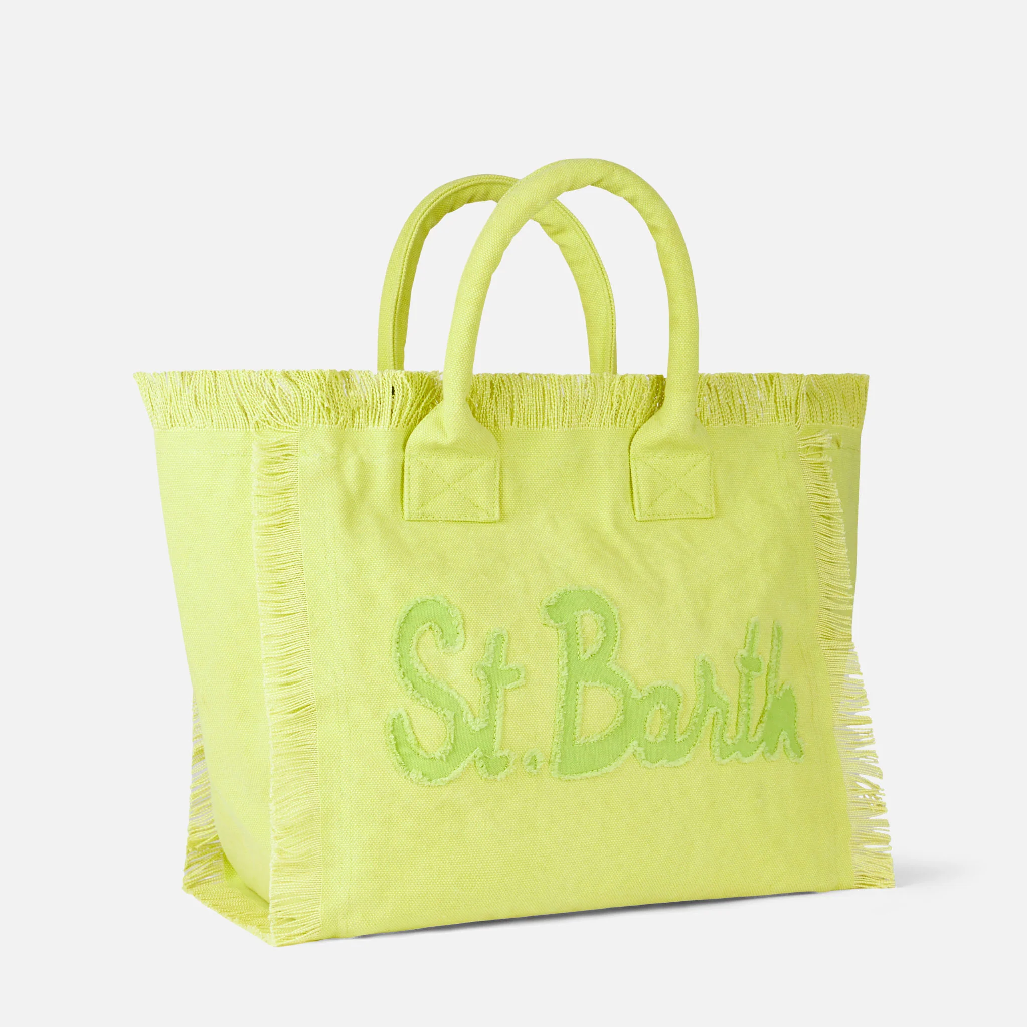 Vanity light green canvas shoulder bag - Image 3