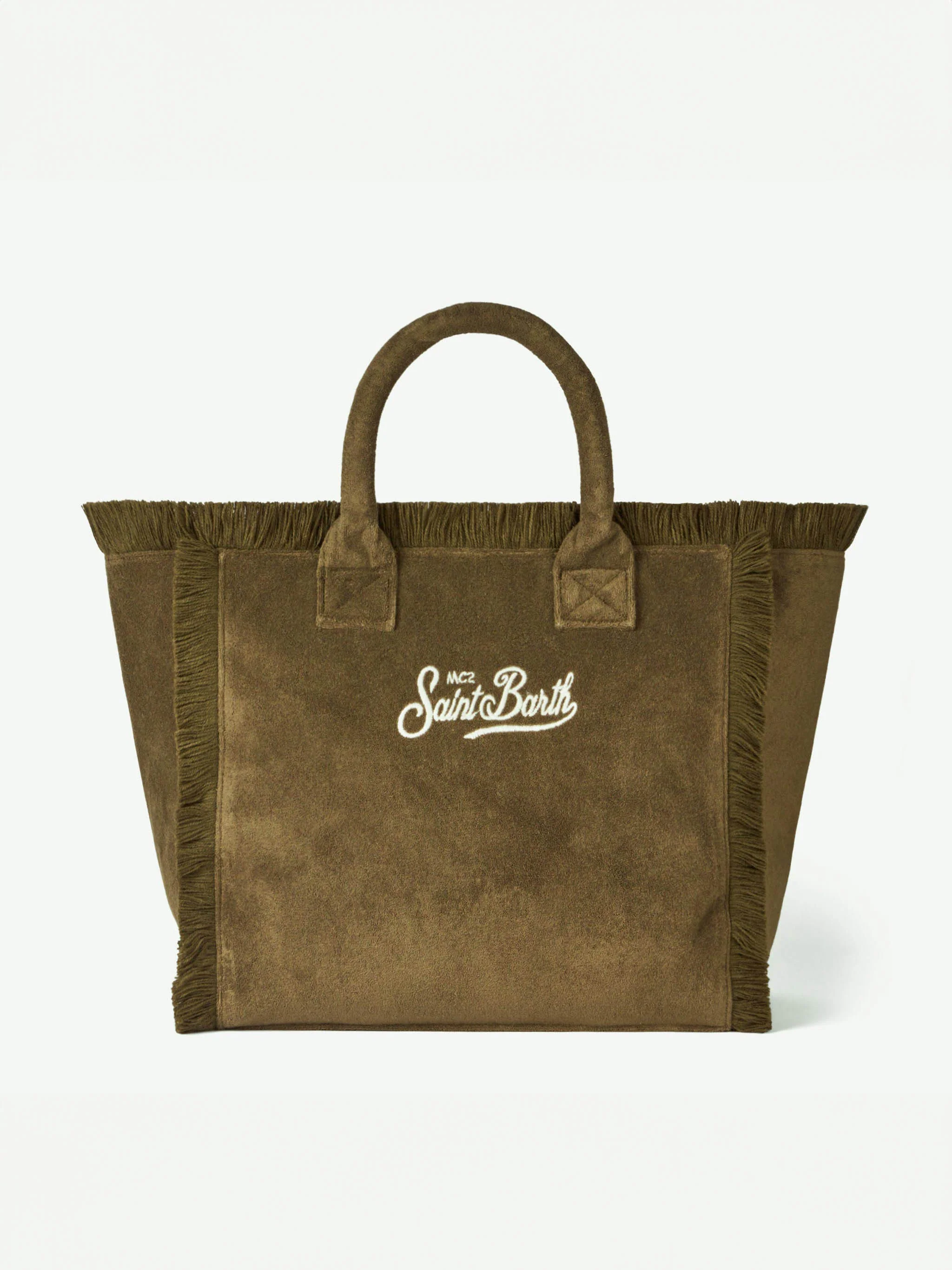 Vanity military green terry shoulder bag - Image 4