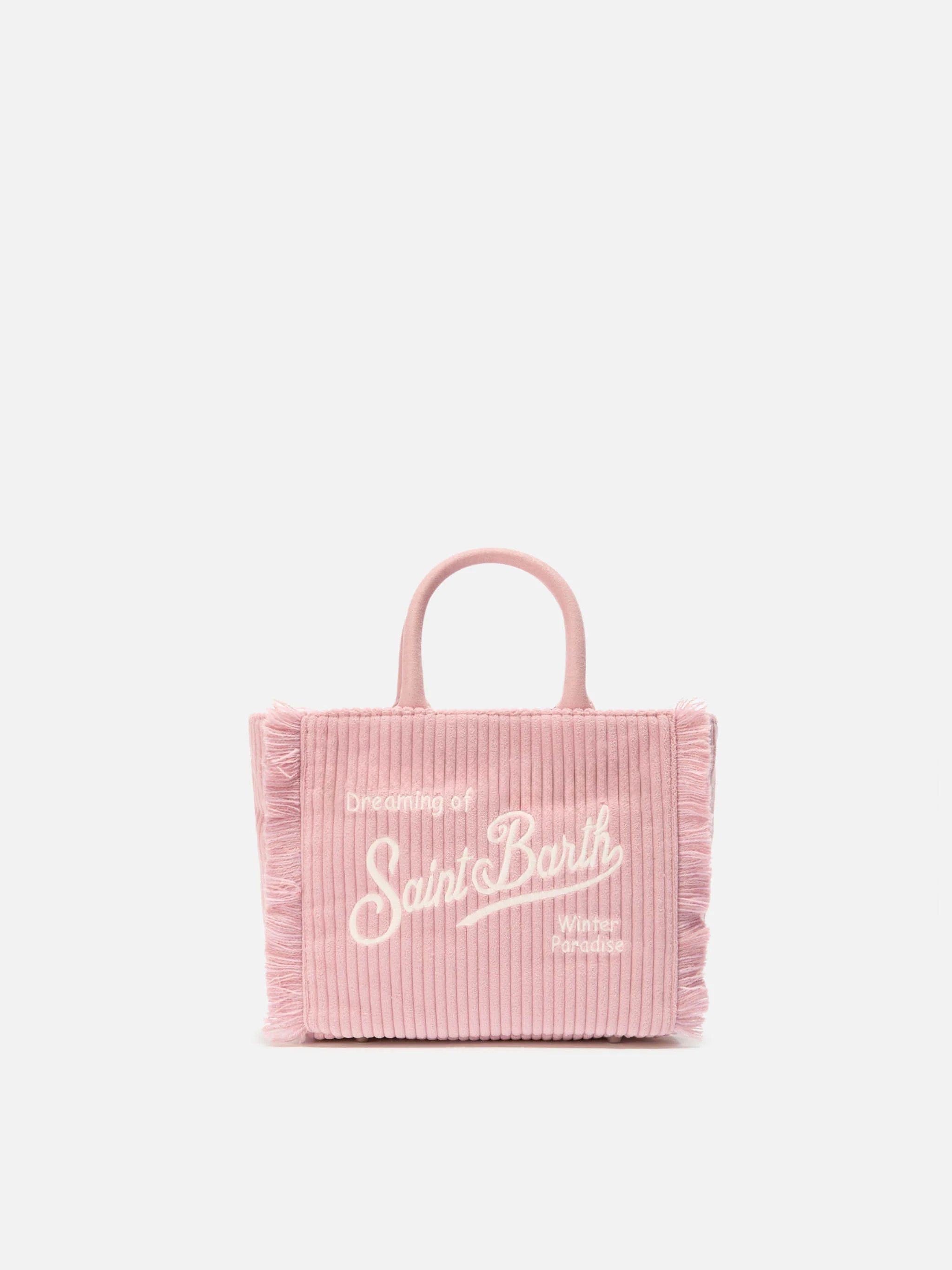 Vanity Mini Corduroy pink bag