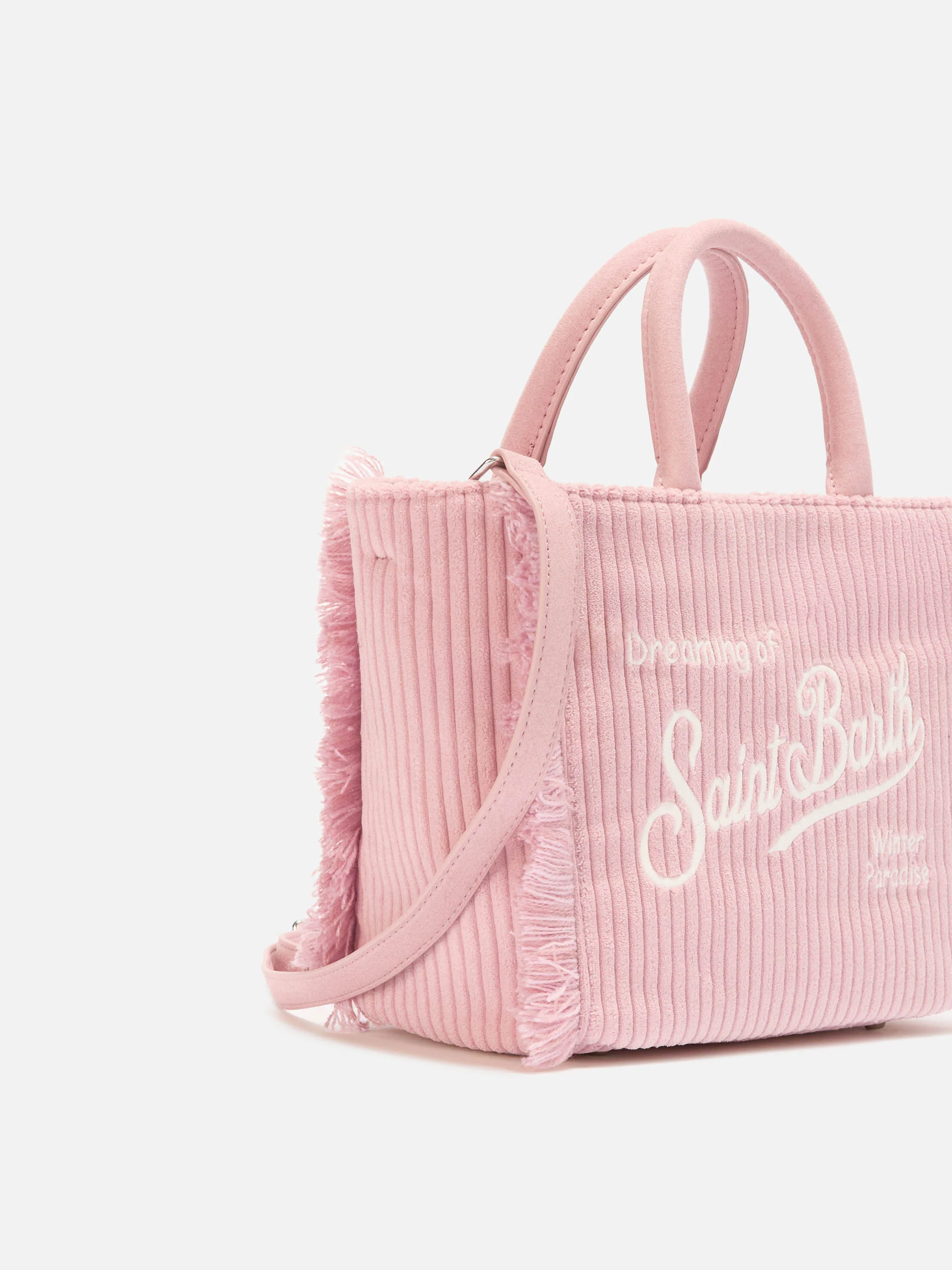 Vanity Mini Corduroy pink bag - Image 3