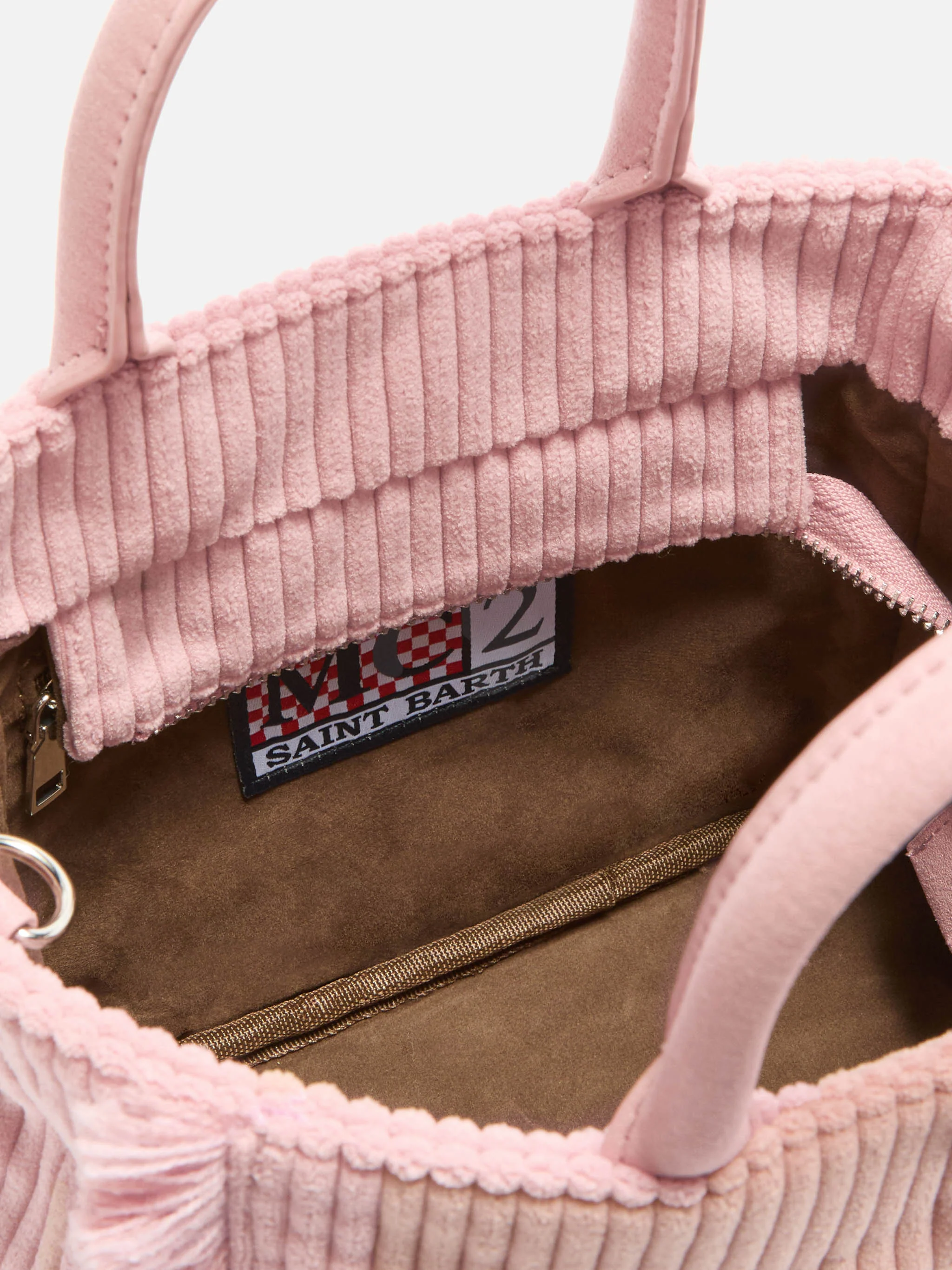 Vanity Mini Corduroy pink bag - Image 5