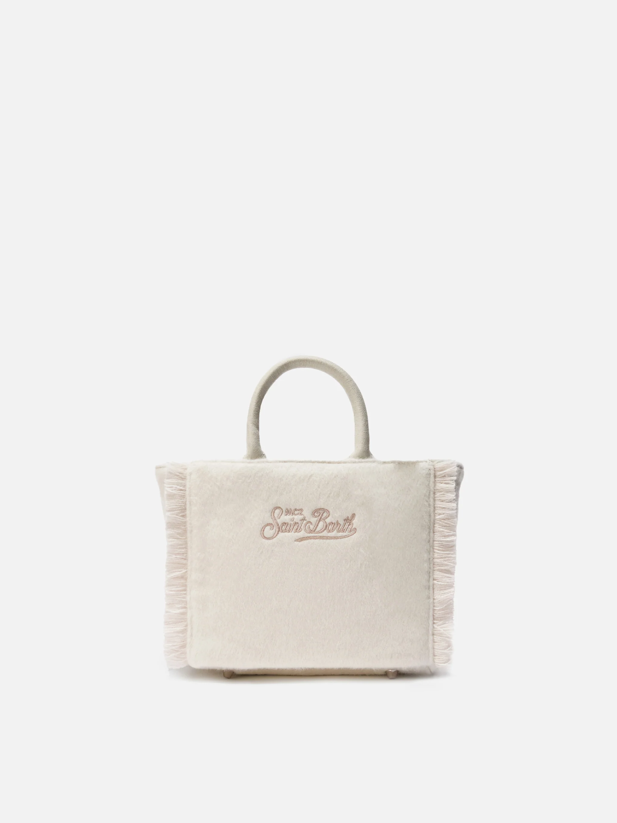 Vanity Mini Felt white bag - Image 4