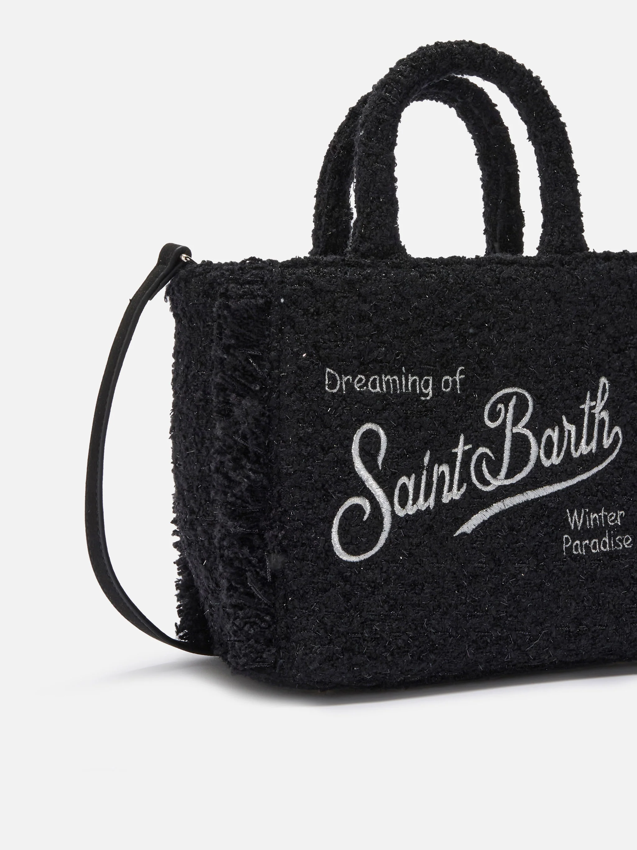 Vanity Mini Tweed Handbag in black - Image 3