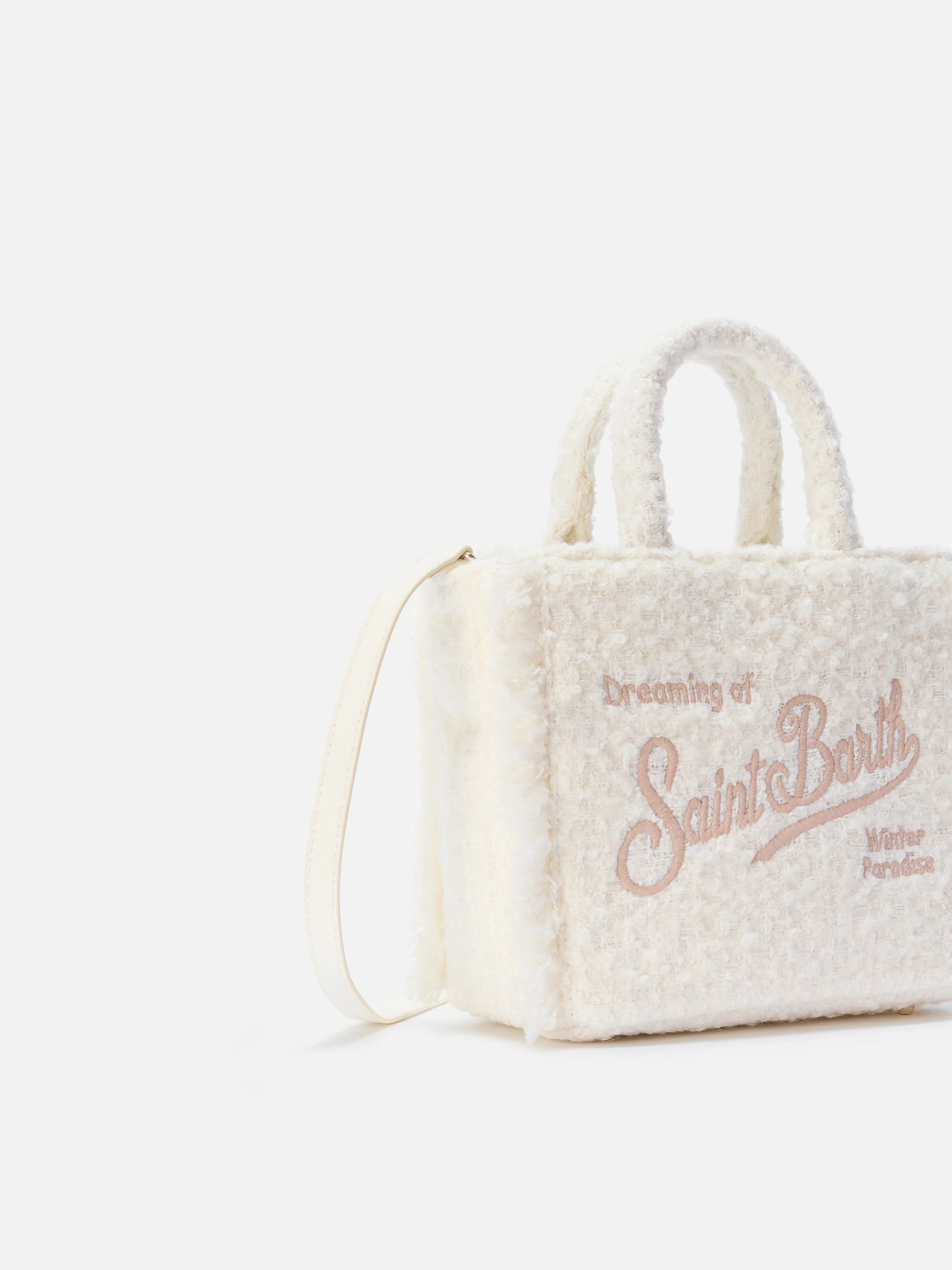 Vanity Mini Tweed white bag - Image 3