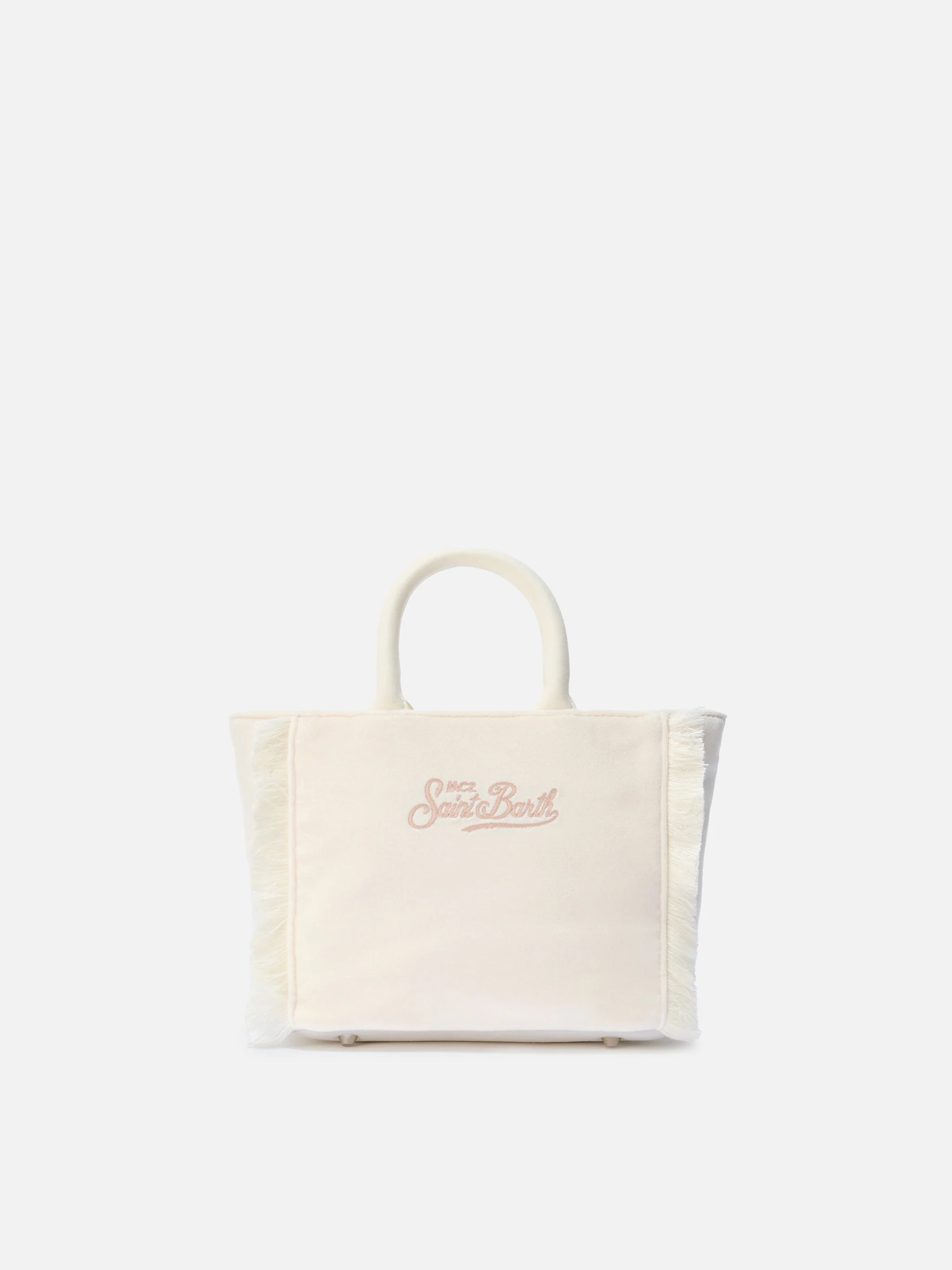 Vanity Mini Velvet white bag - Image 3