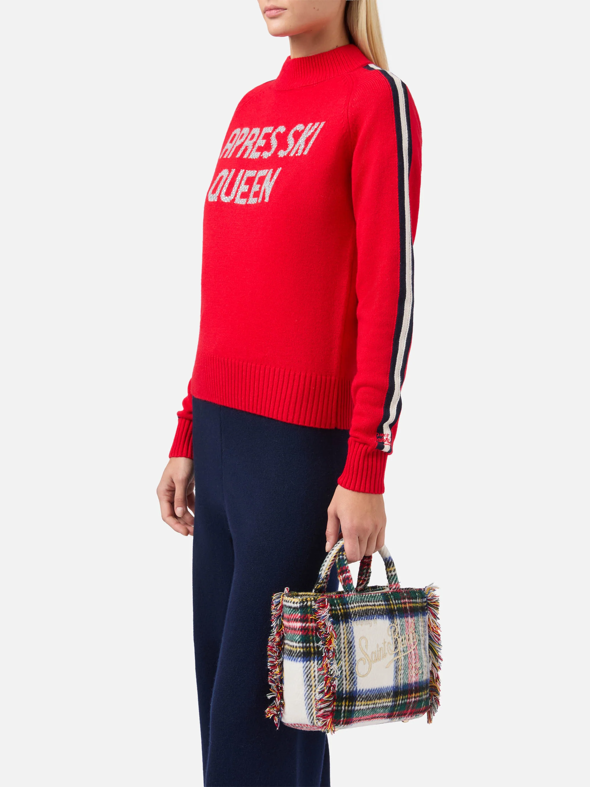 Vanity Mini Wool tartan bag - Image 2