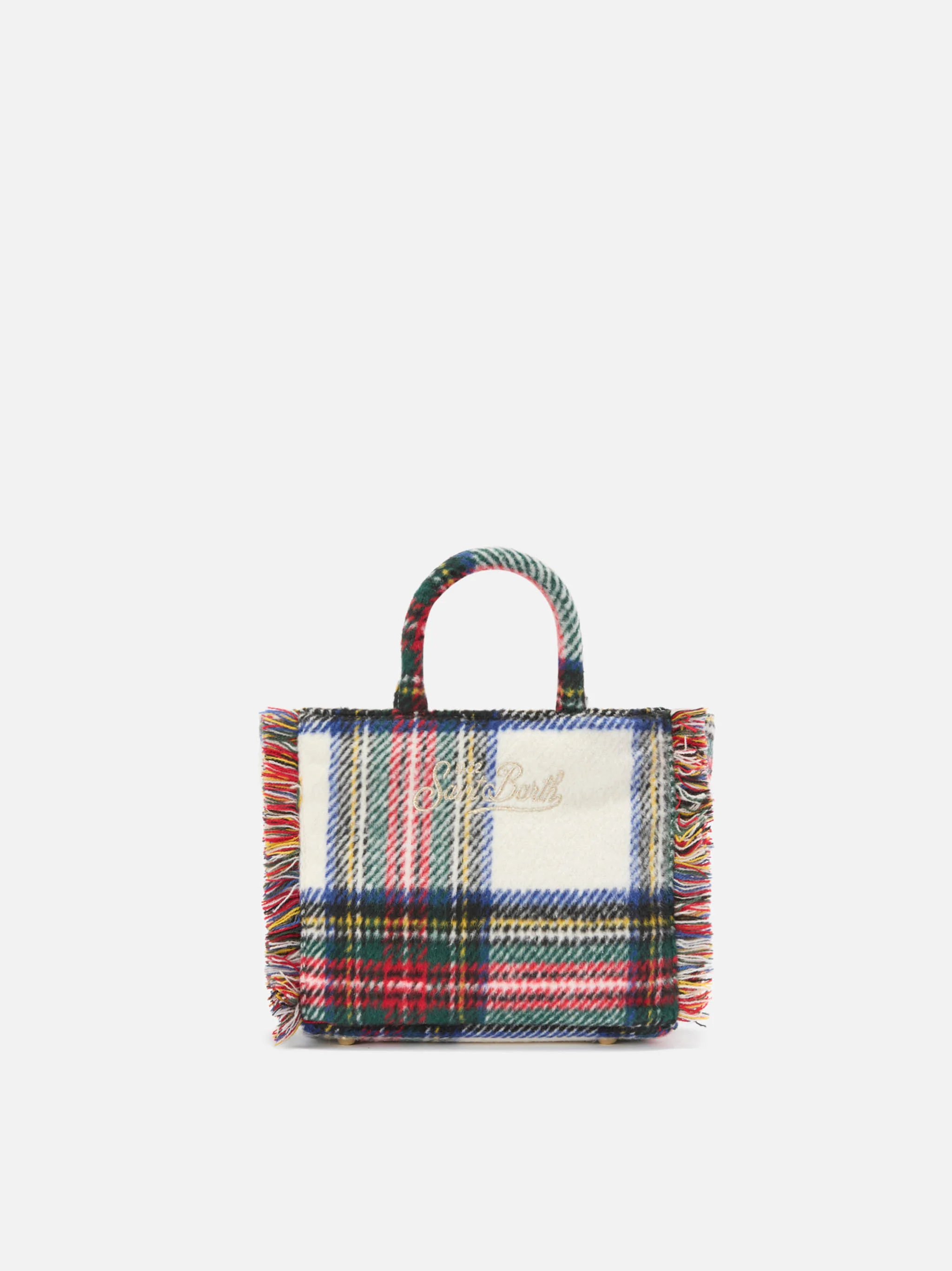 Vanity Mini Wool tartan bag - Image 4