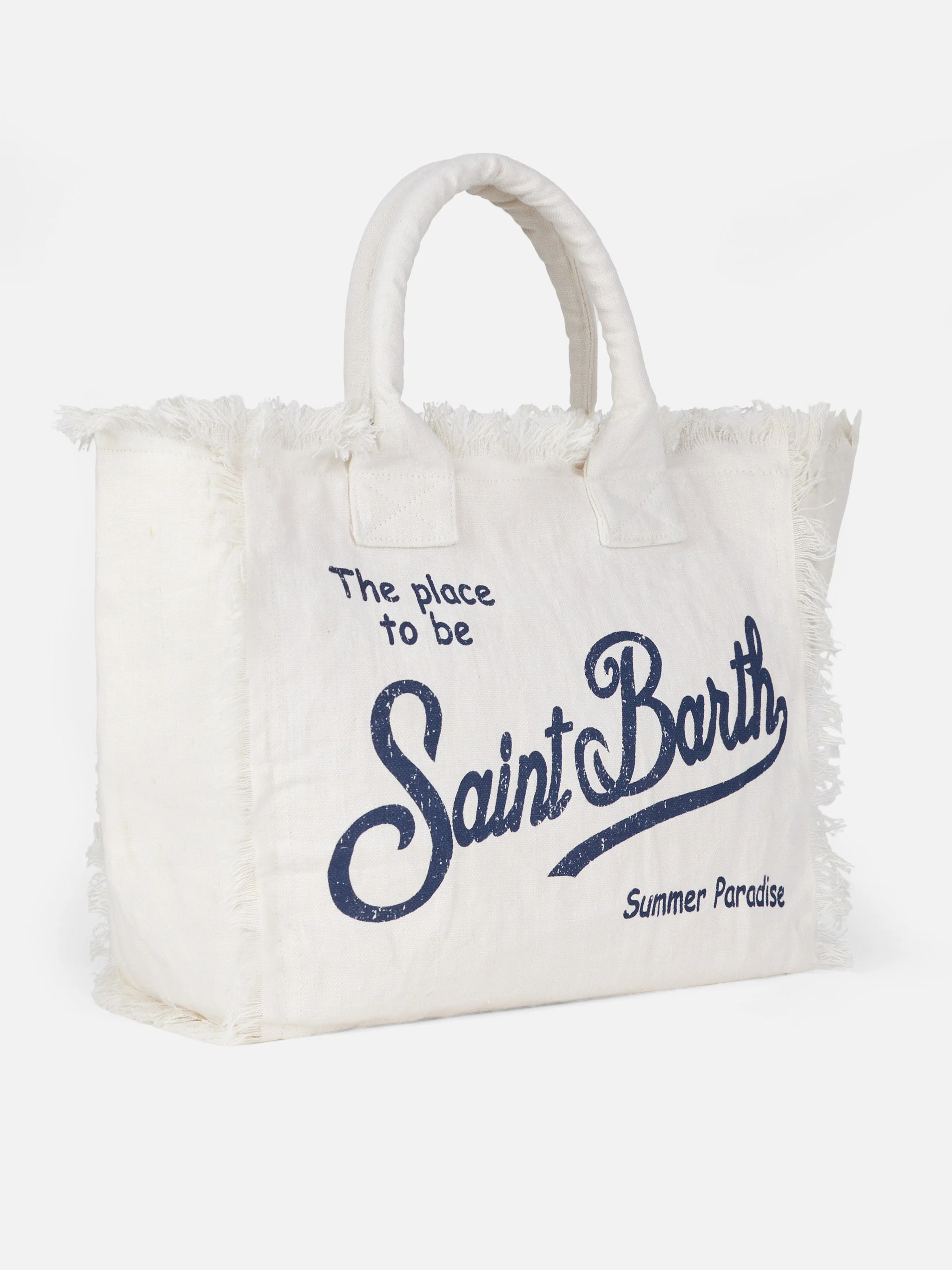 Vanity off-white 100% LINEN shoulder bag - Image 3