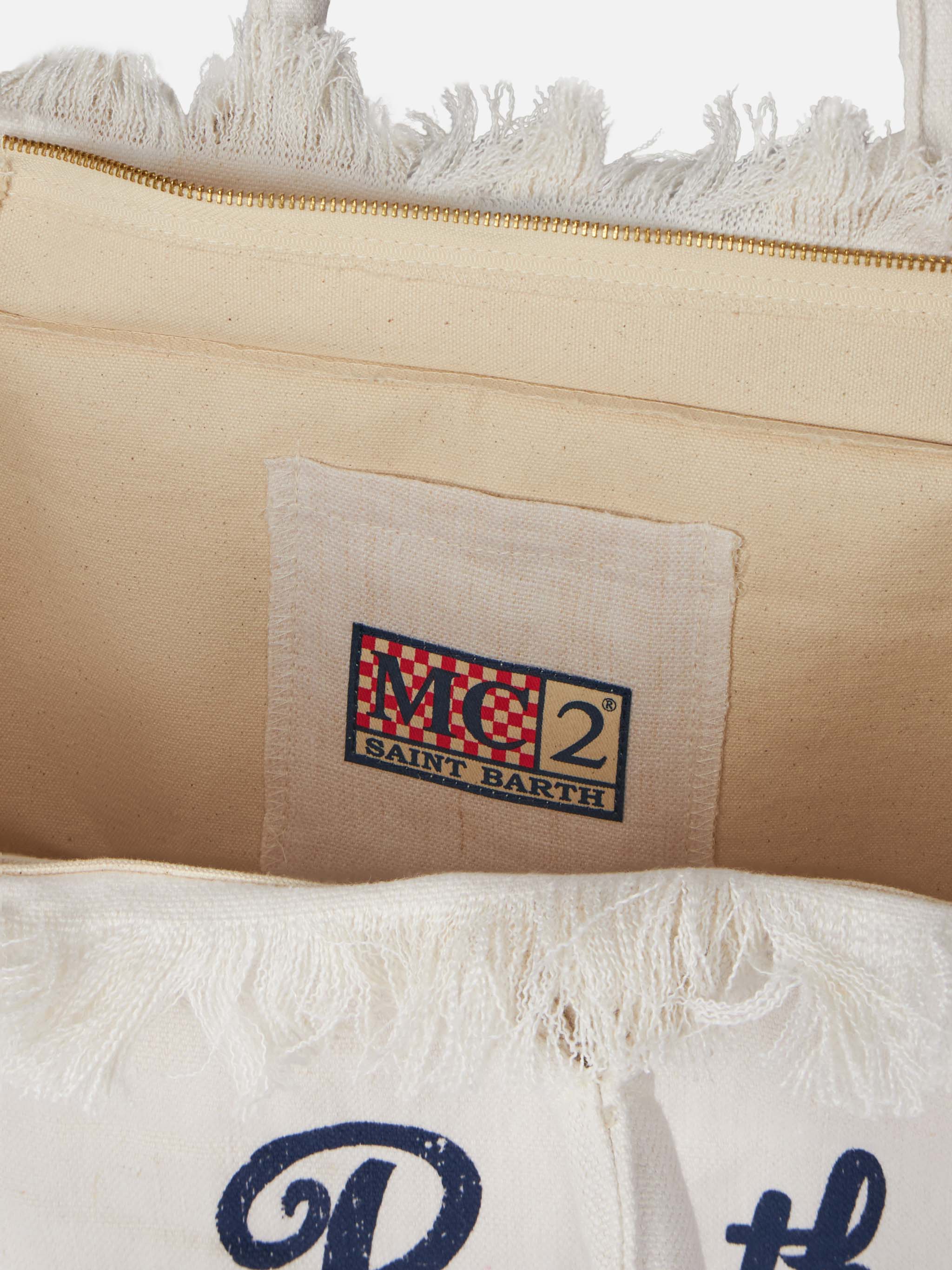 Vanity off-white 100% LINEN shoulder bag - Image 5