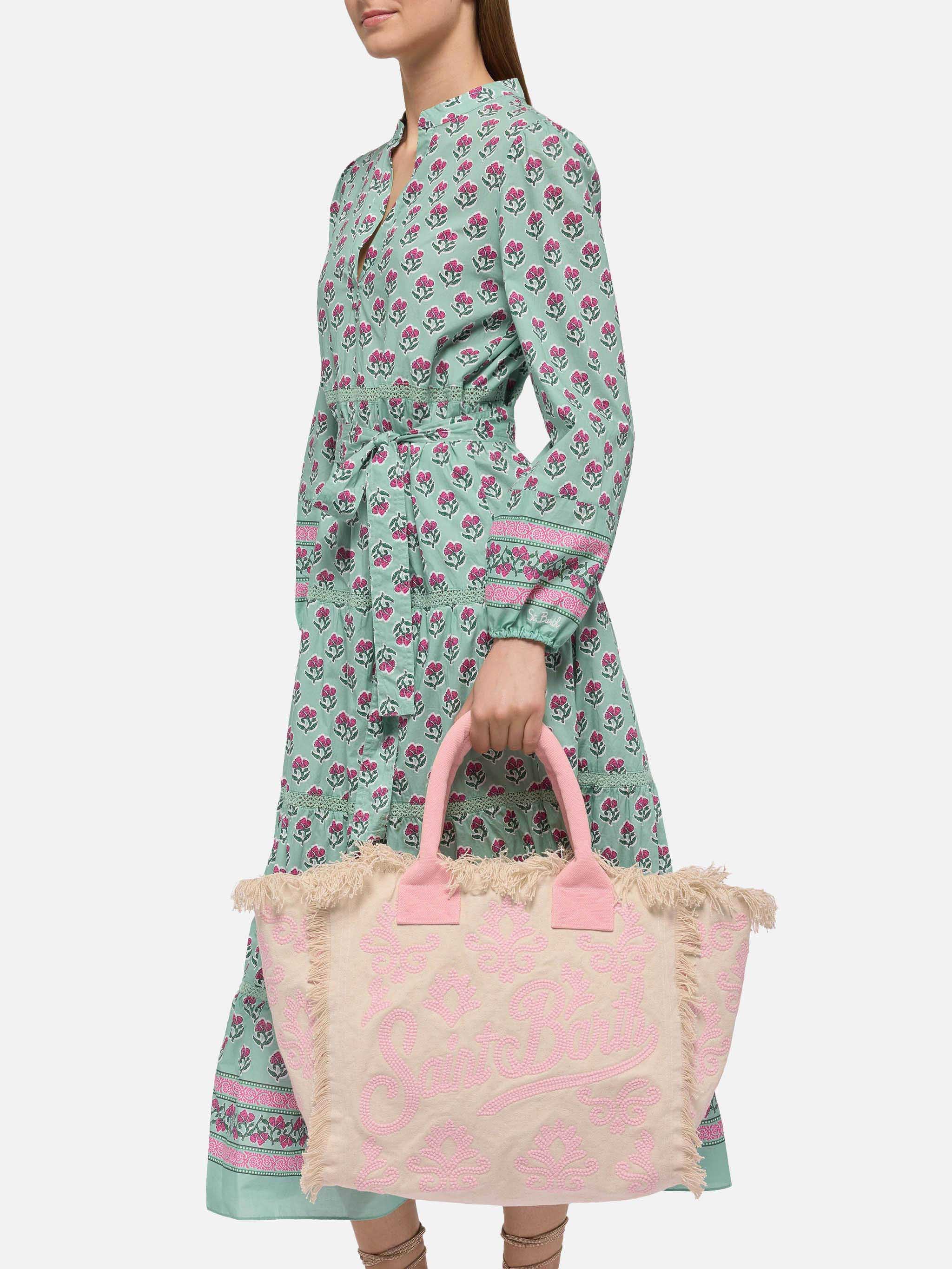 Vanity Rug white and pink cotton tote bag - Image 2