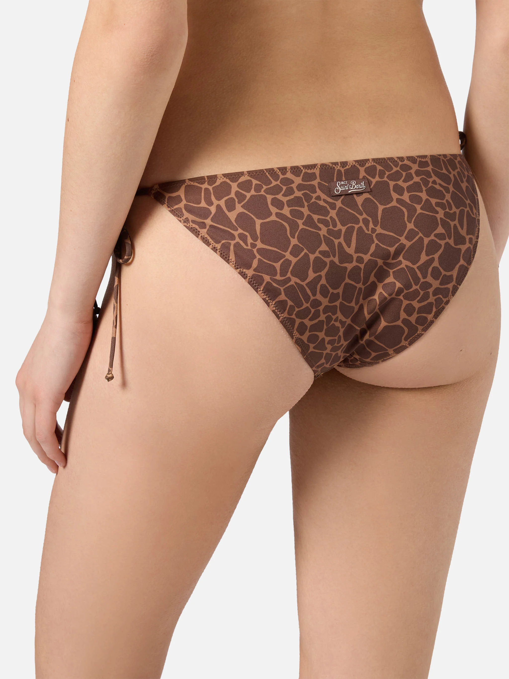 Virgo classic bikini bottoms with animal print - Image 2