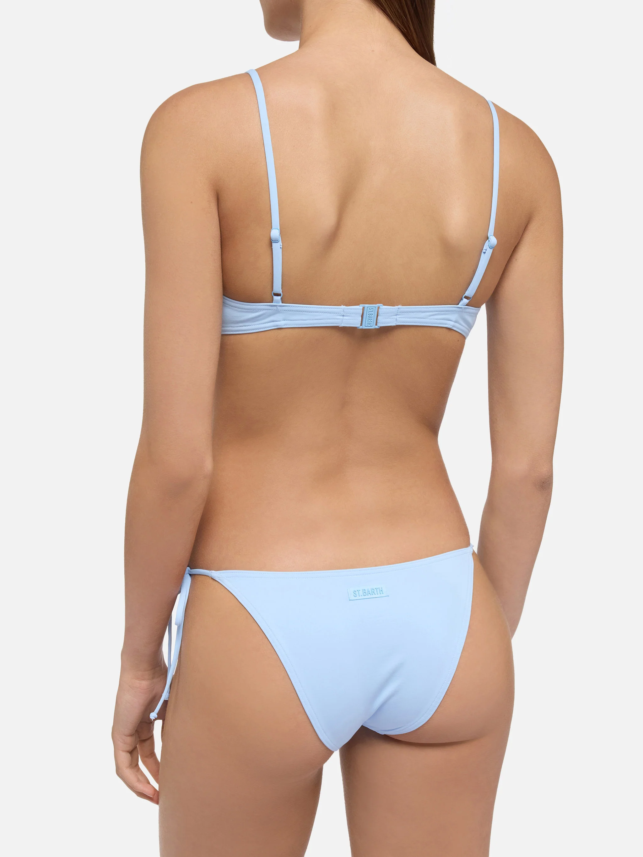 May Virgo light blue bralette bikini - Image 3