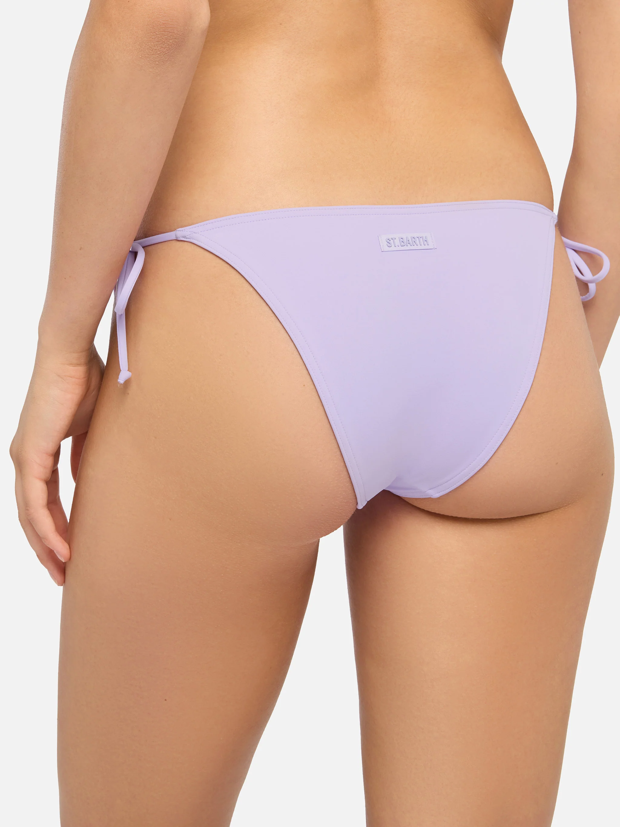 Triangle bikini Leah Virgo with classic swim briefs in lilac - Image 5