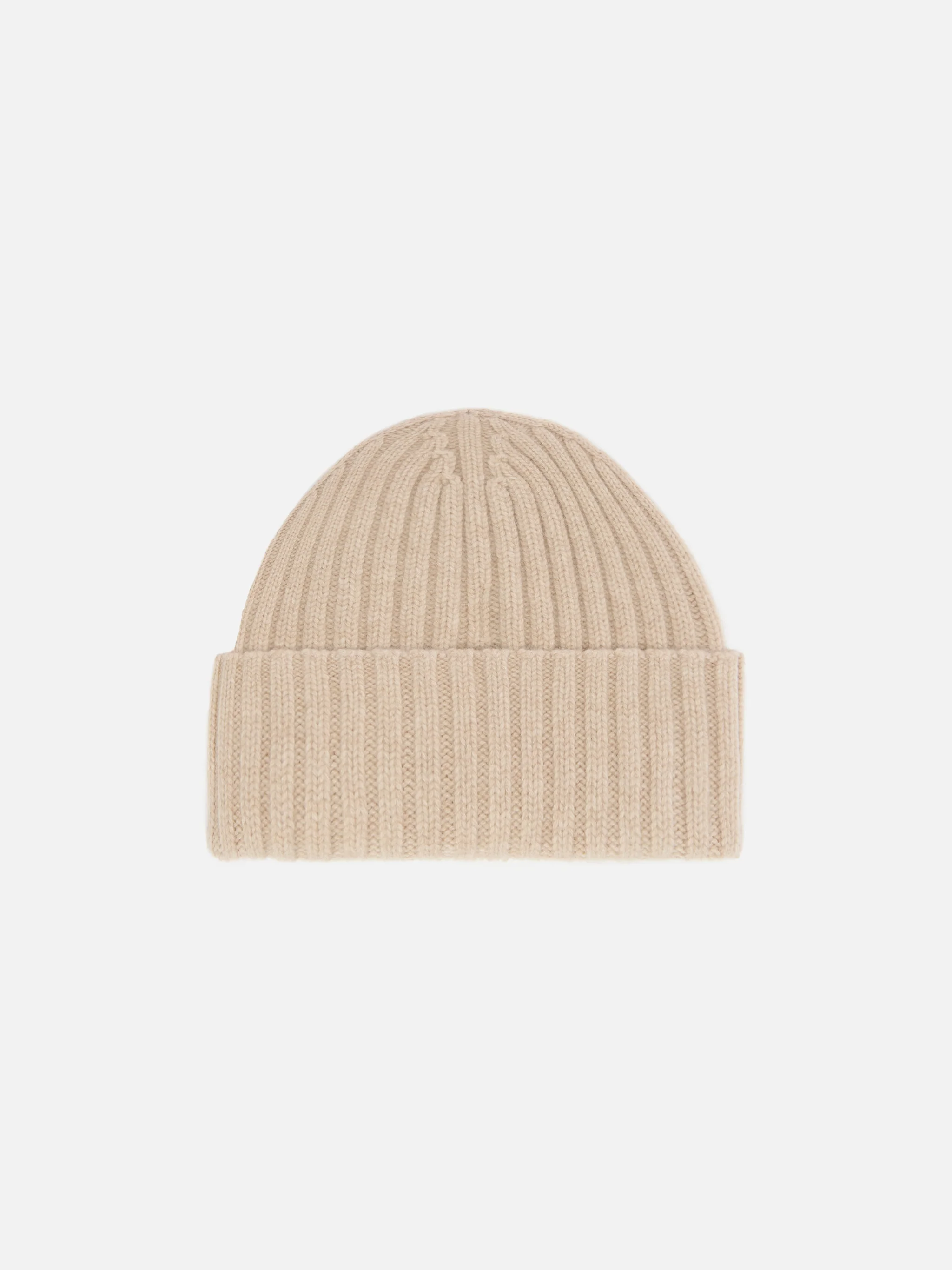 100% WOOL Wengen beanie in beige - Image 3