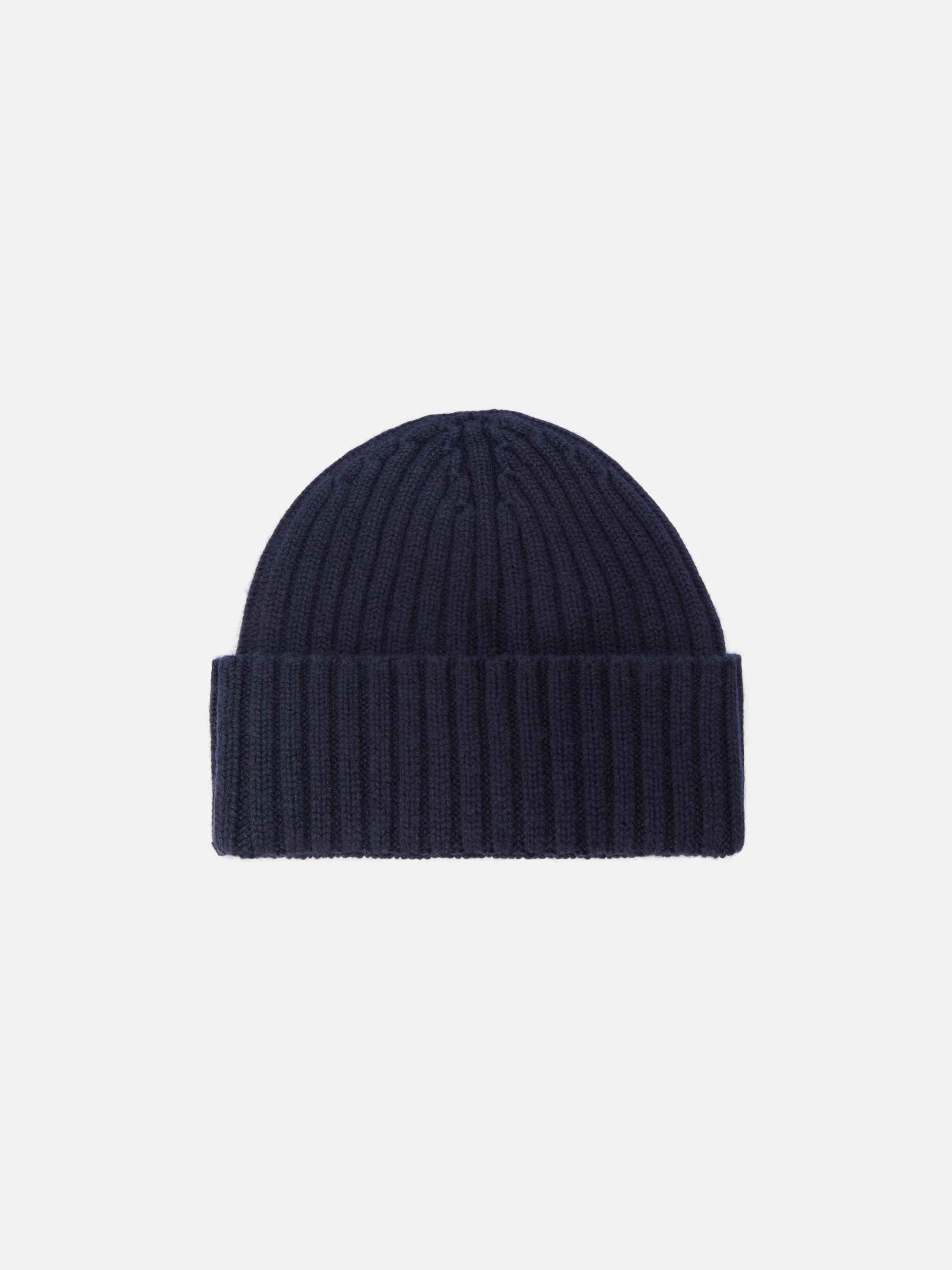 Wengen beanie in cashmere blend in blue with St. Barth embroidery - Image 3