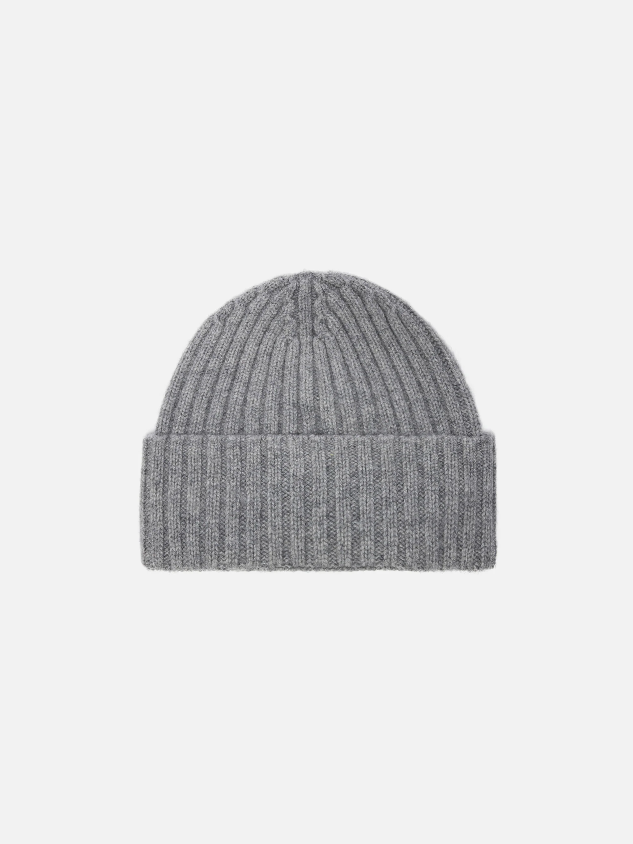 Wengen beanie in cashmere blend in grey with St. Barth embroidery - Image 3