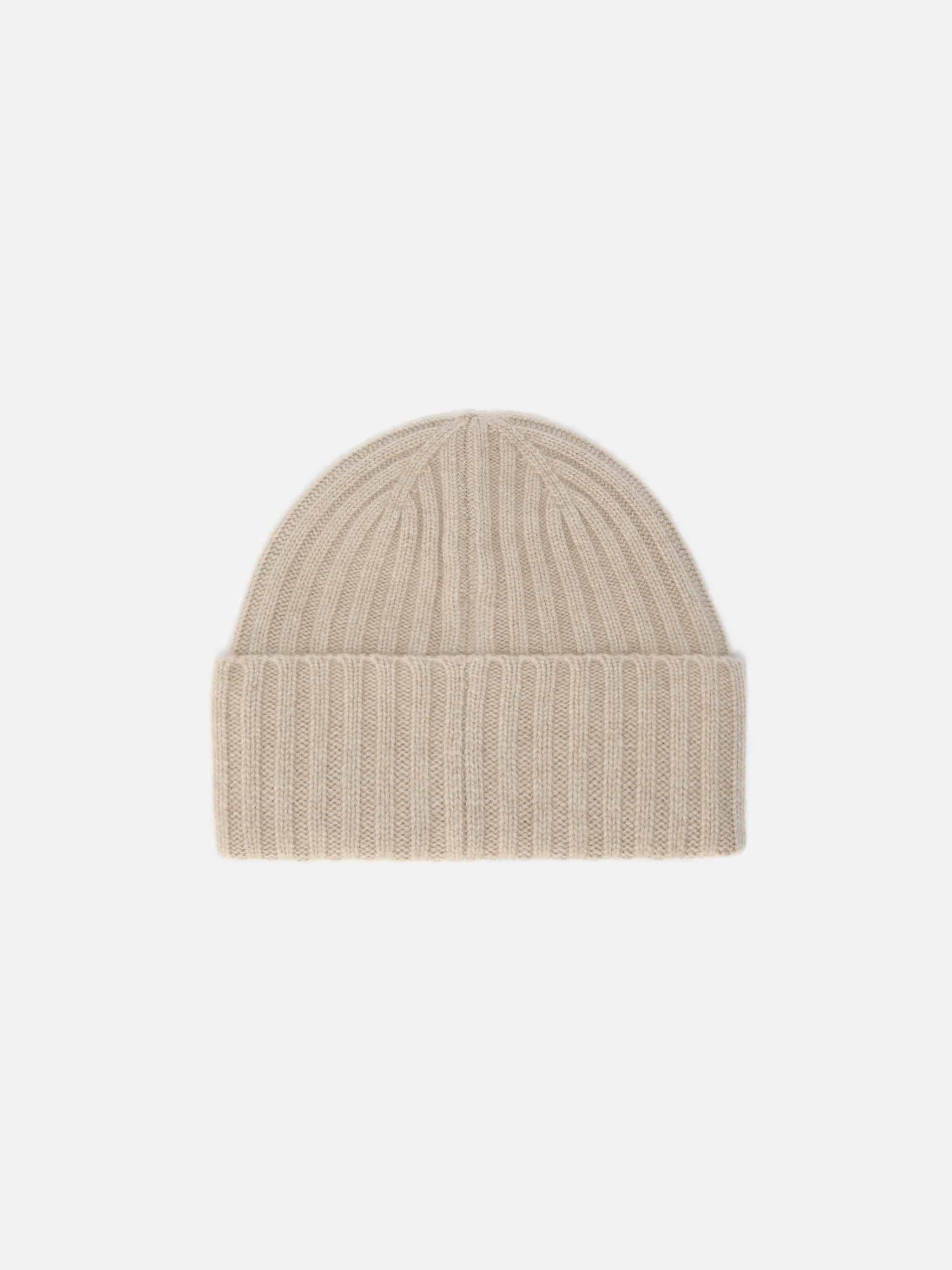 Wengen beanie in cashmere in khaki with St. Barth embroidery on the turn-up - Image 3