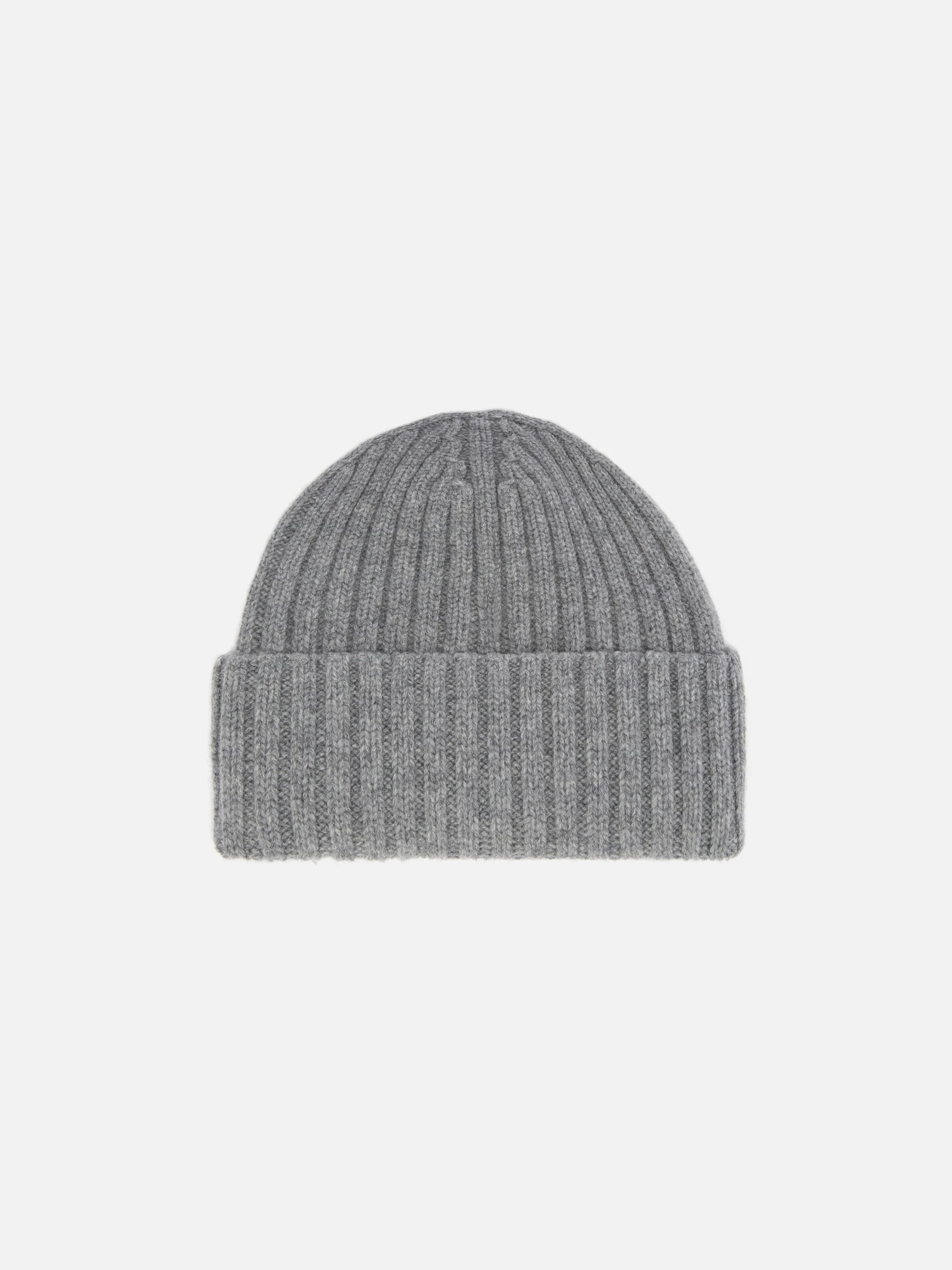 100% WOOL Wengen beanie in grey melange - Image 3