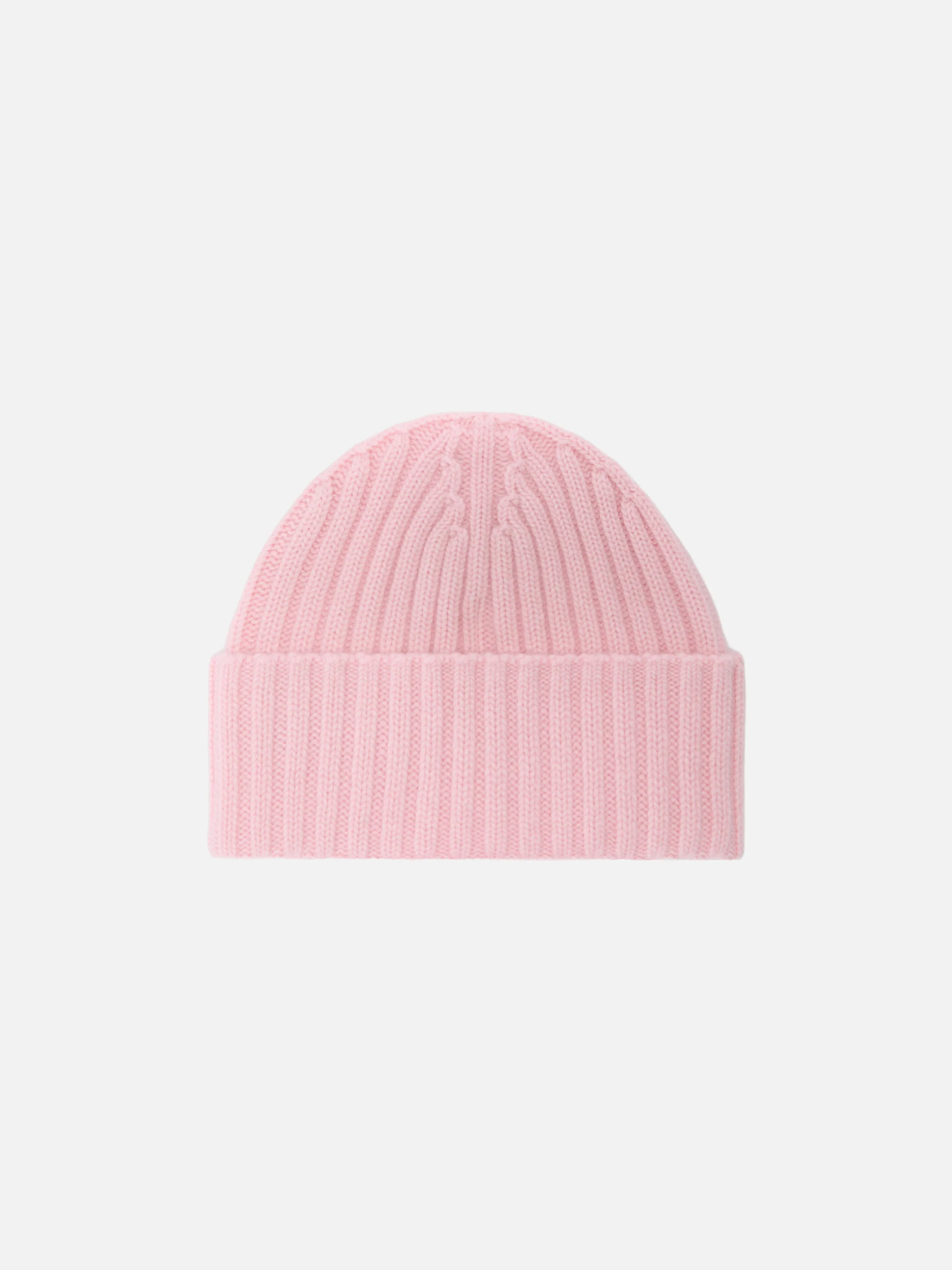Wengen beanie in pink cashmere with St. Moritz embroidery - Image 3