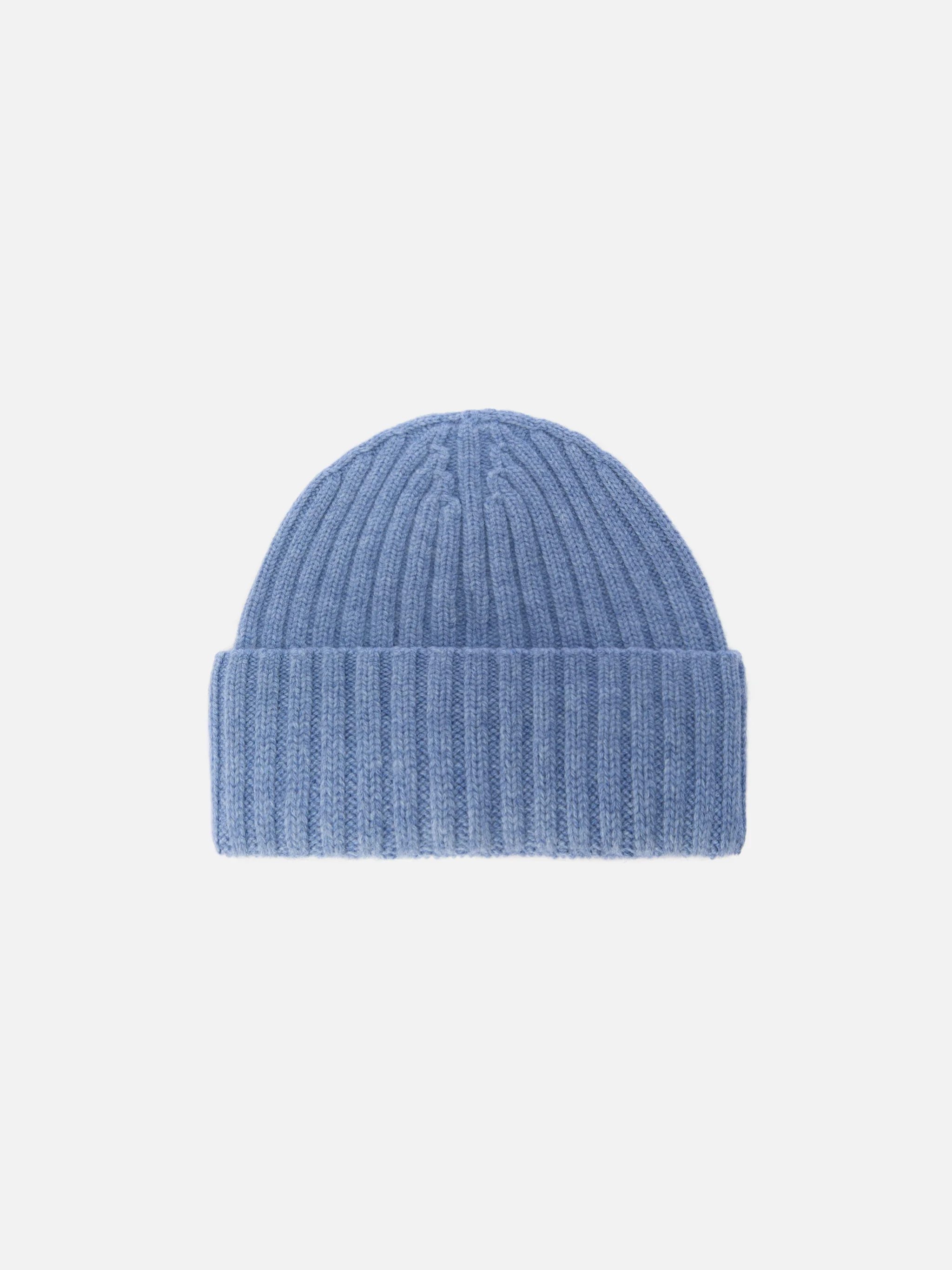 100% WOOL Wengen beanie in powder blue - Image 3