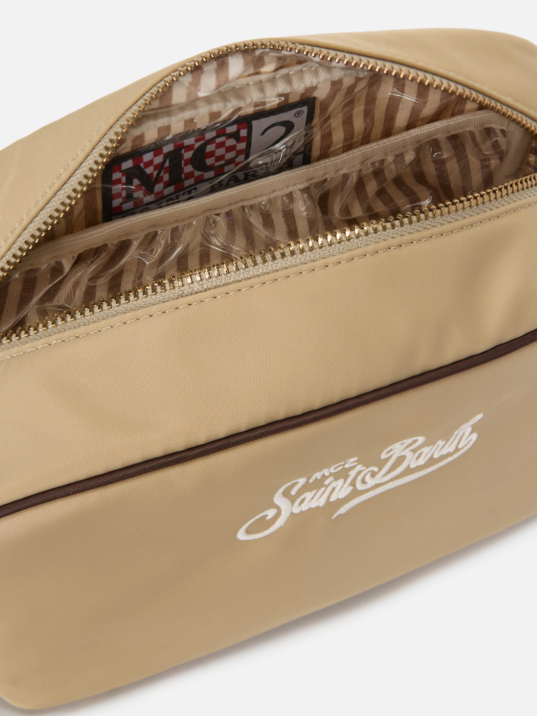 Westwood beige nylon beauty bag - Image 4