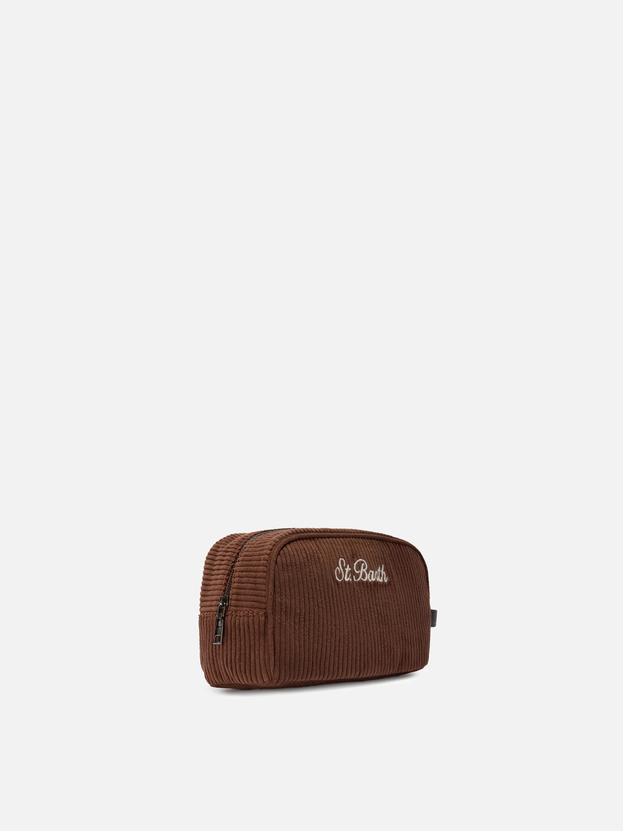 Westwood Vanity Case in brown corduroy - Image 2