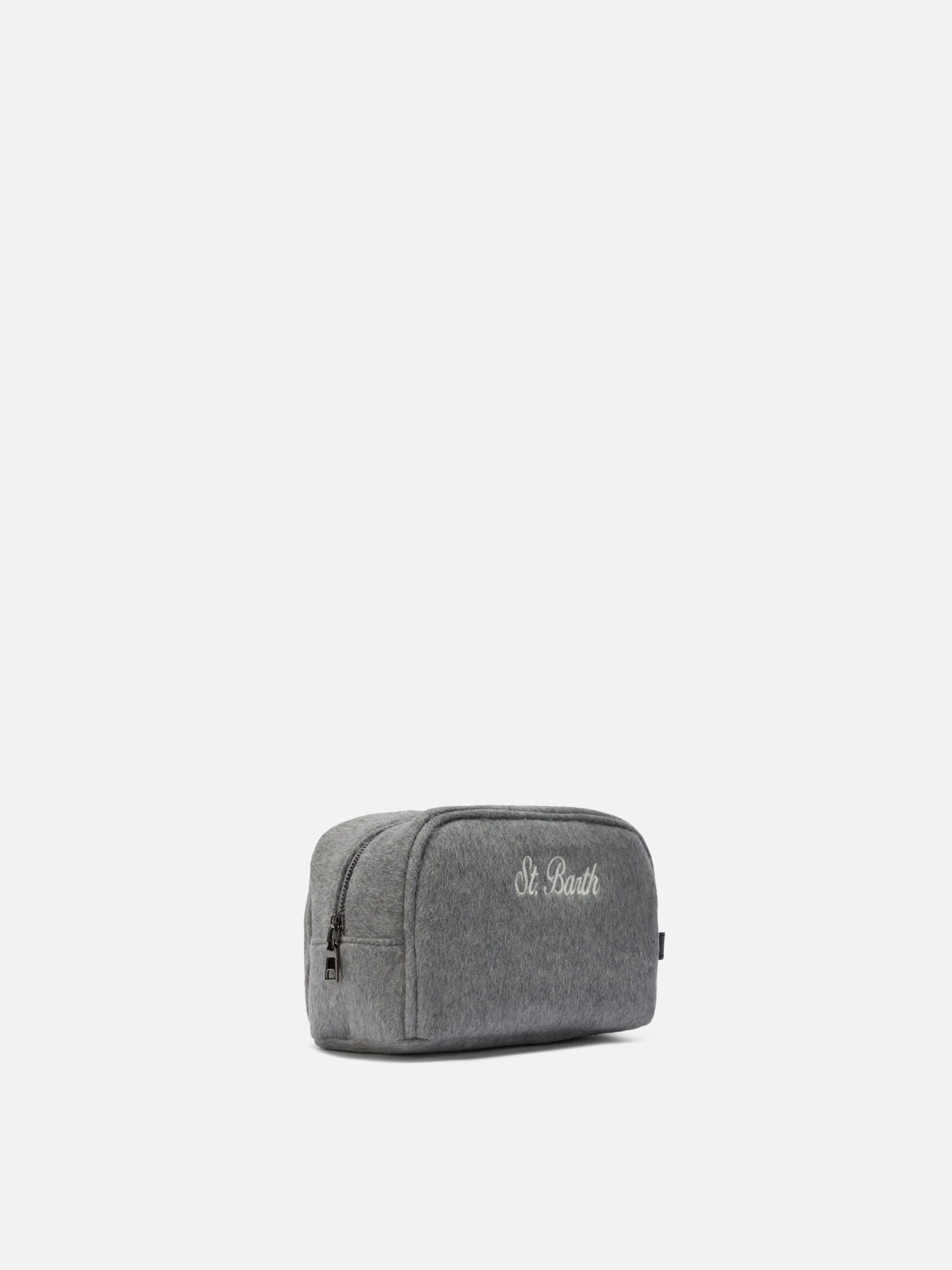 Westwood Vanity Case in gray wool blend felt - Image 2