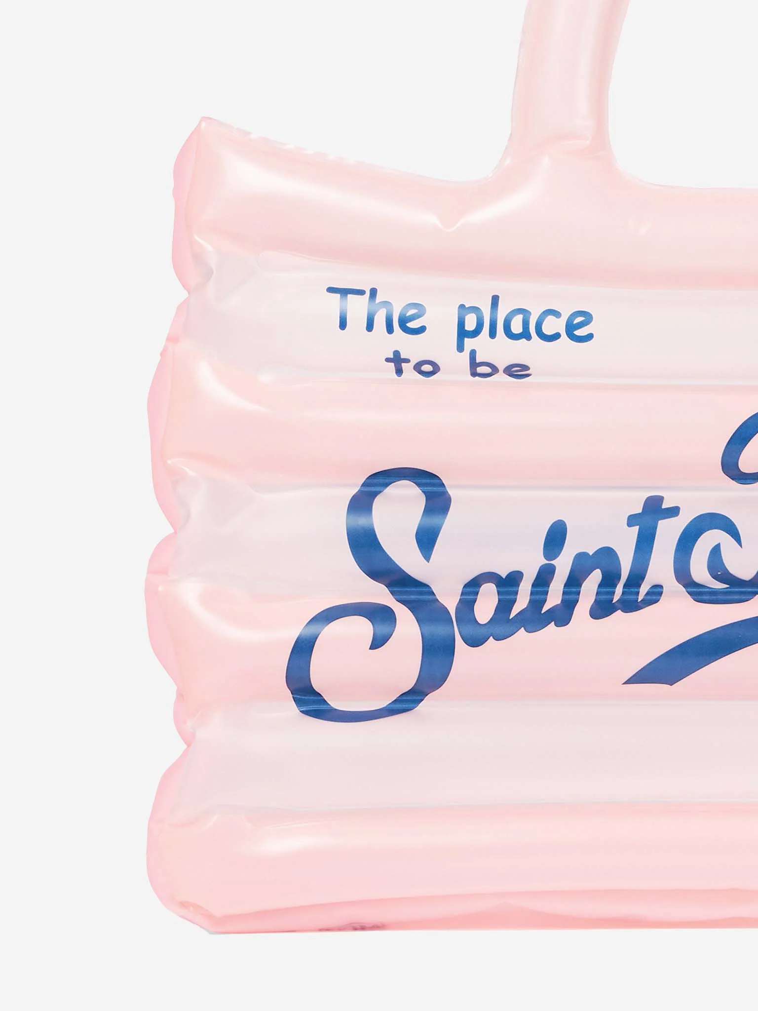 Vanity white and pink inflatable shoulder bag - Image 2